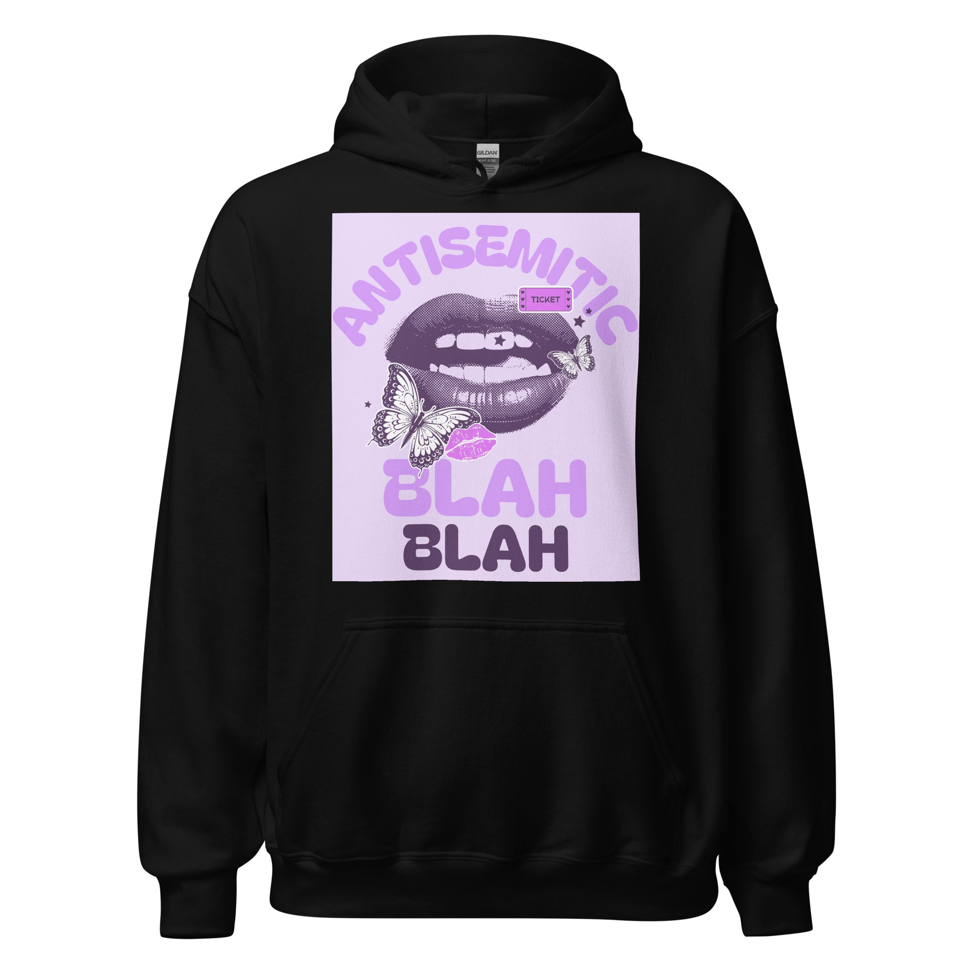 Purple Glam Story | Antisemitism | Unisex Hoodie