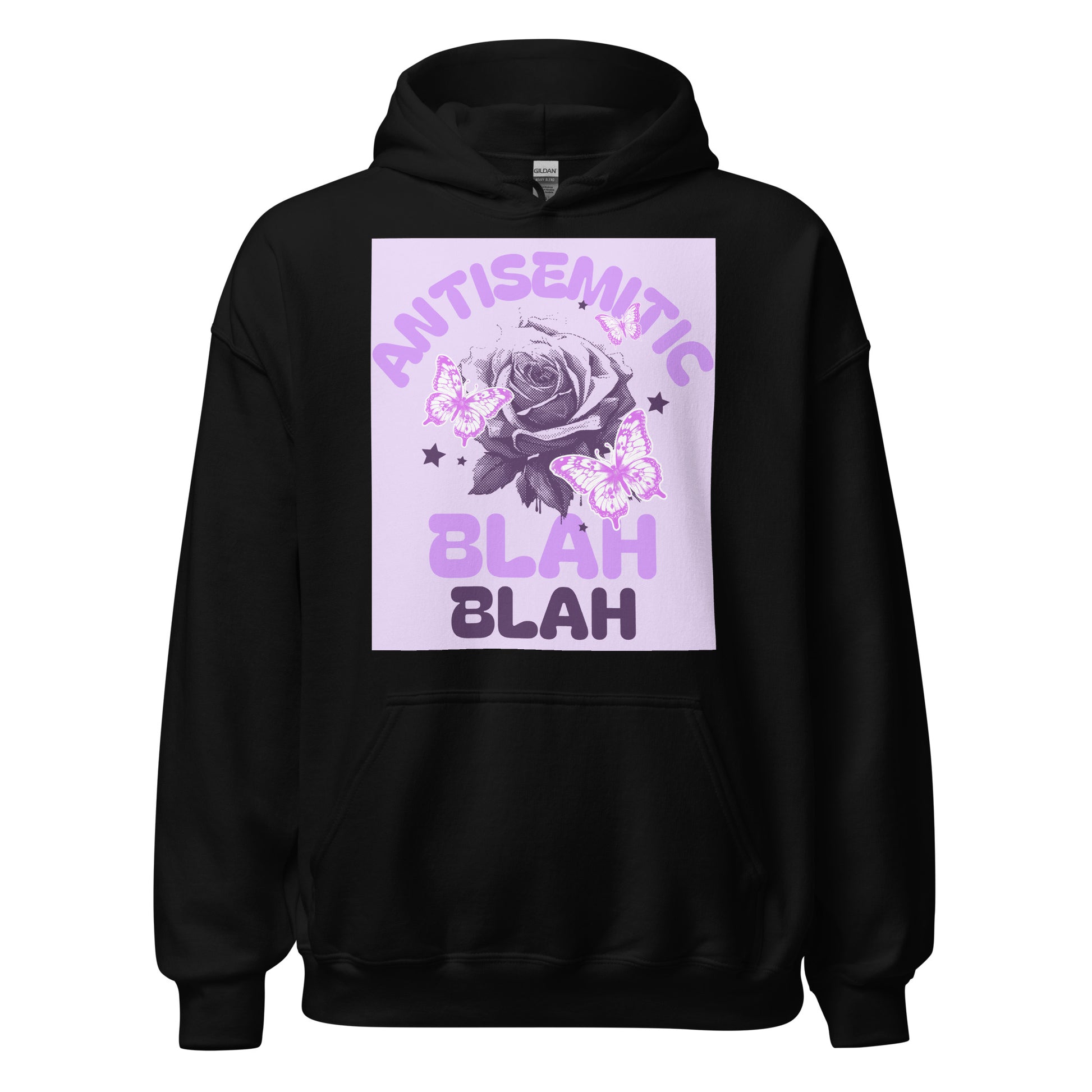 Purple Glam Story | Antisemitism | Unisex Hoodie Jouparty