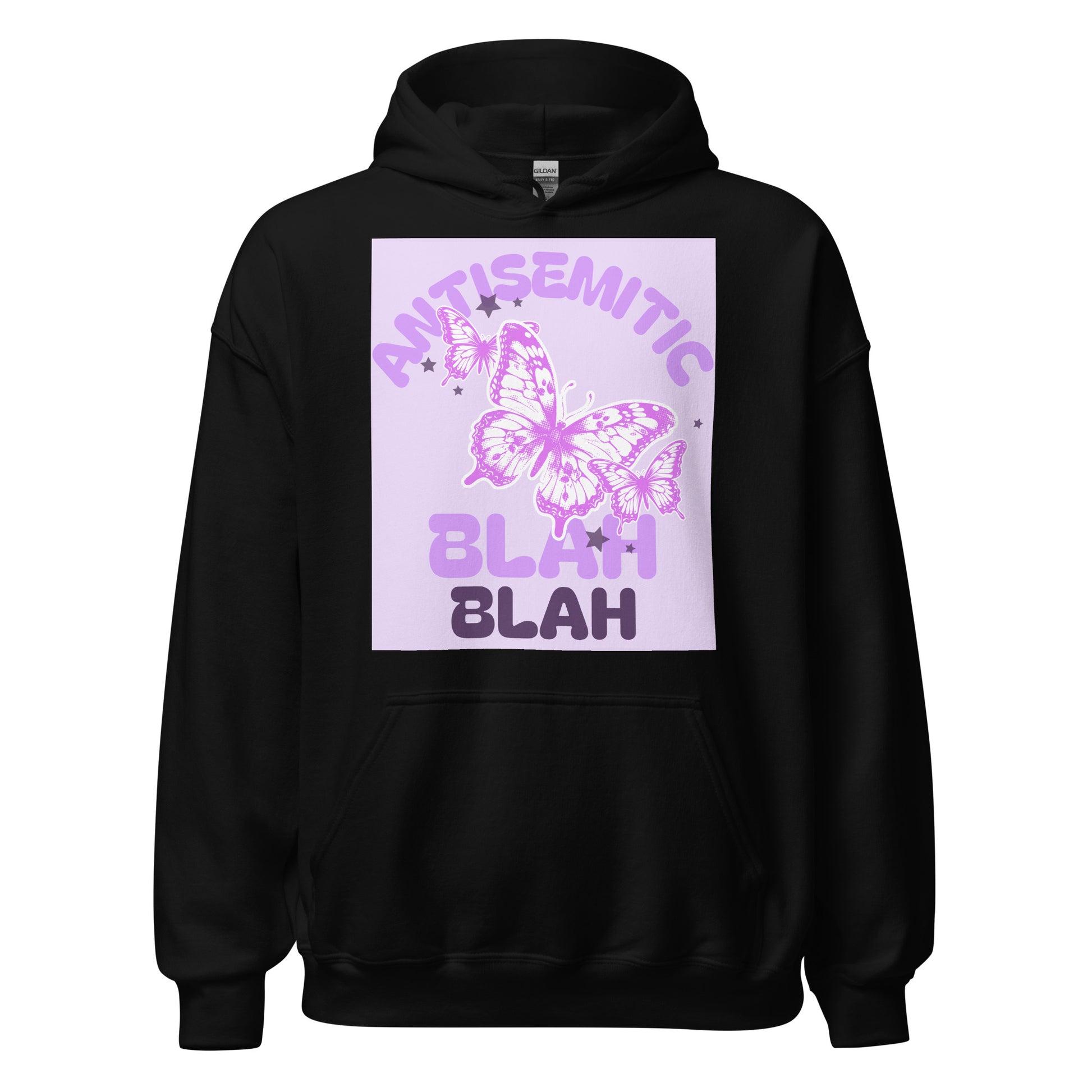 Purple Glam Story | Antisemitism | Unisex Hoodie Jouparty
