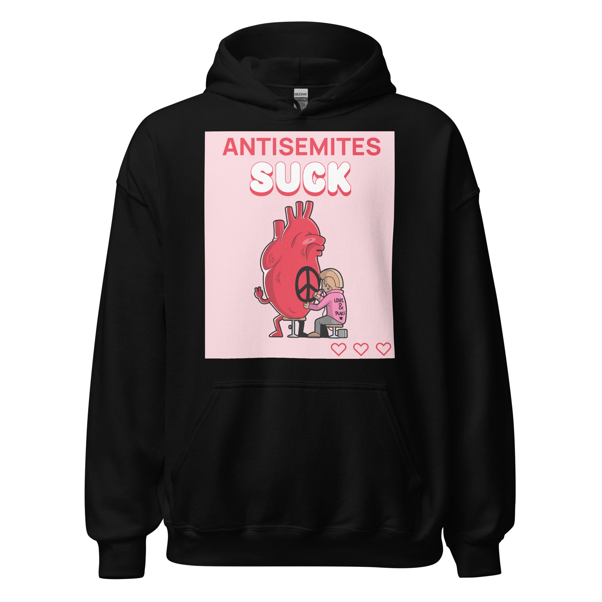 Antisemites Suck | Unisex Hoodie Jouparty