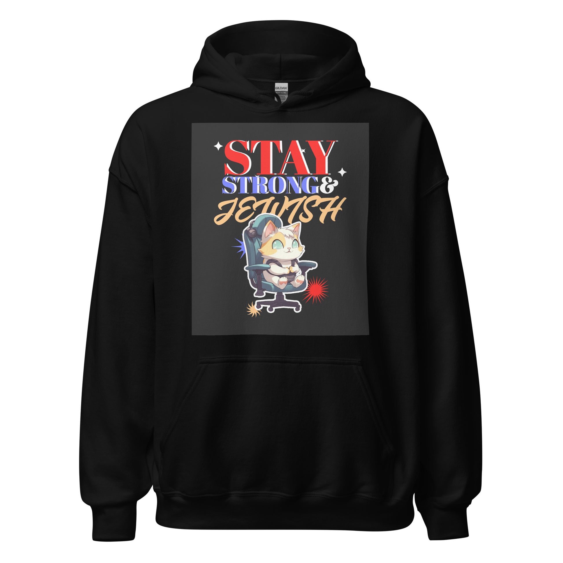 Stay Strong & Jewish | Unisex Hoodie Jouparty