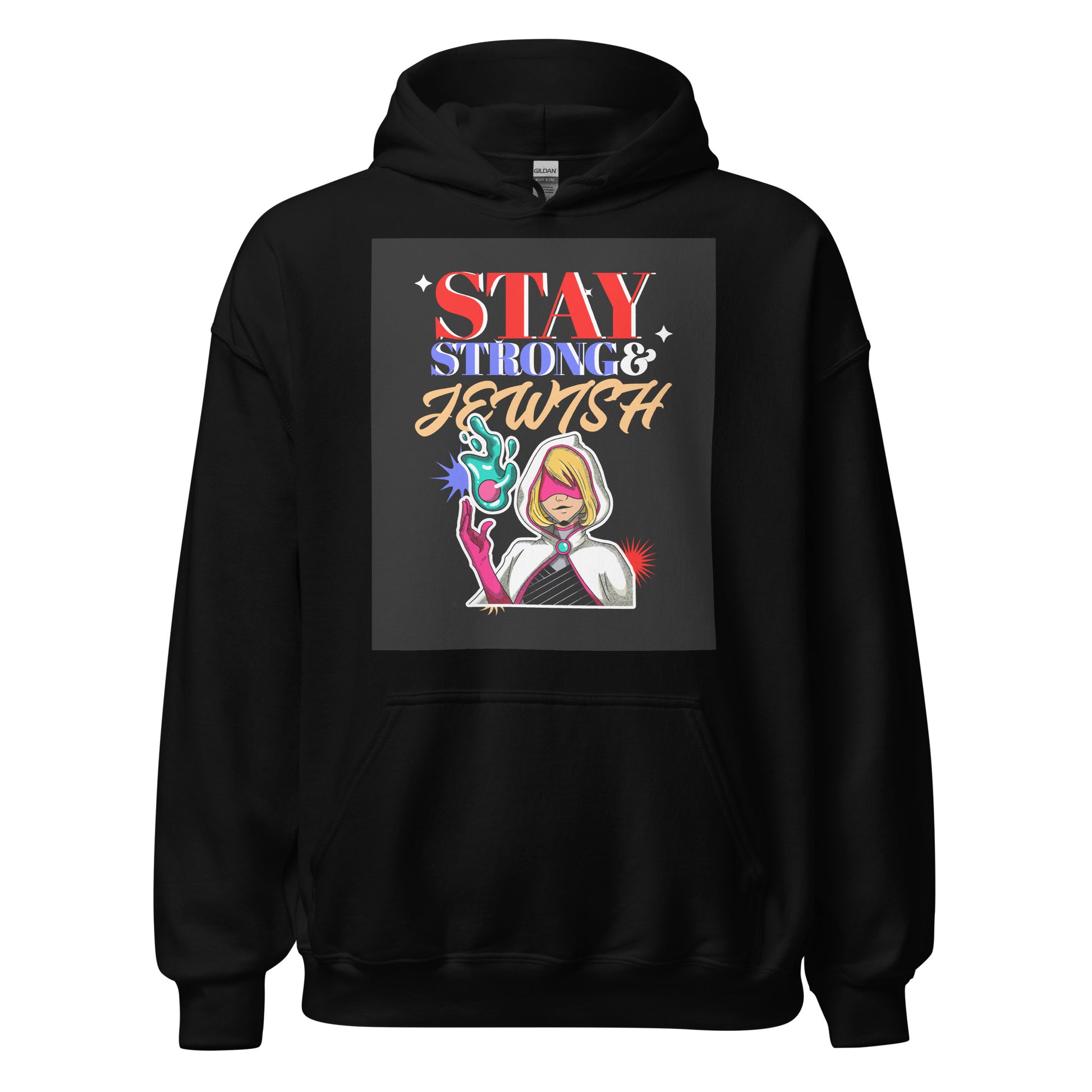 Stay Strong & Jewish | Unisex Hoodie Jouparty