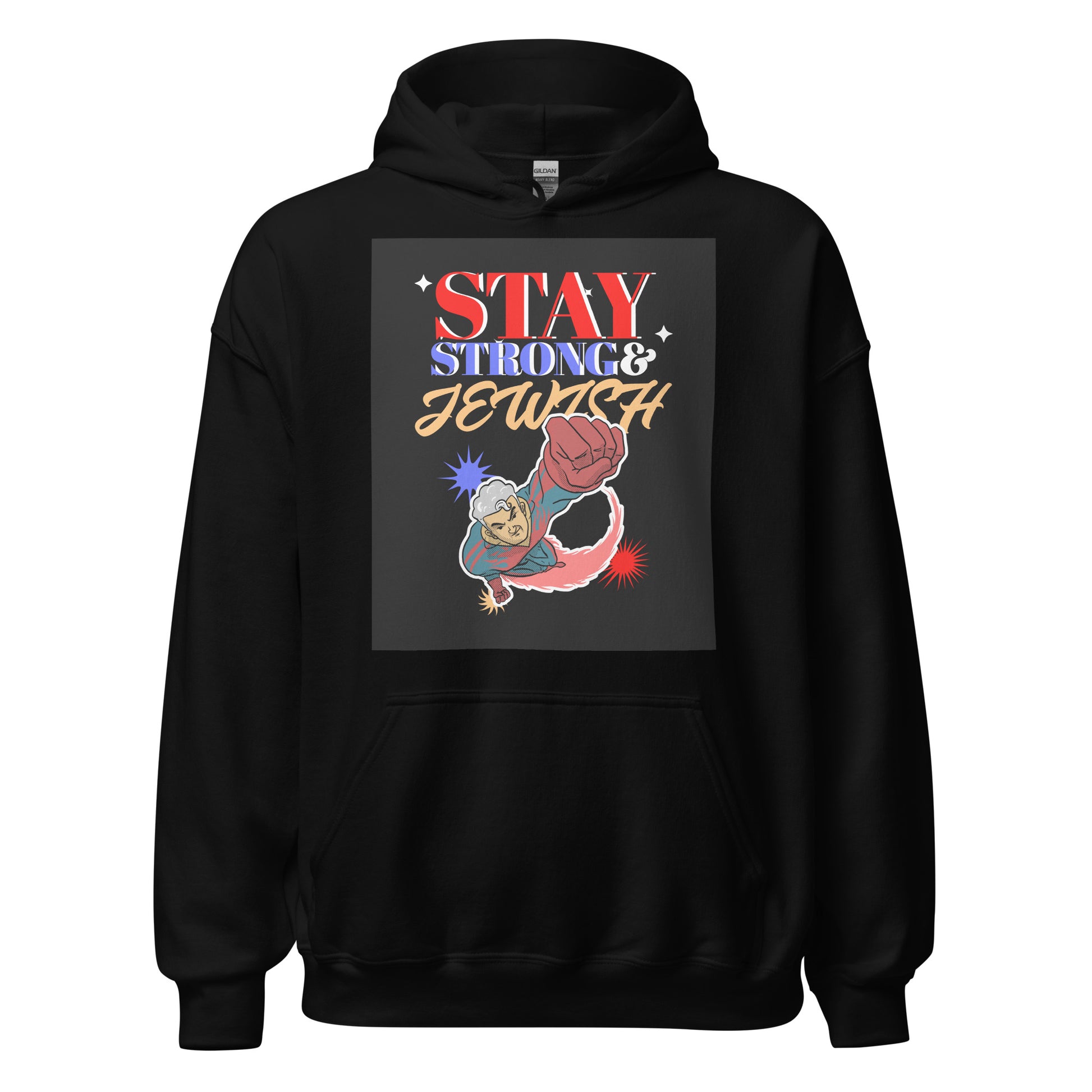 Stay Strong & Jewish | Unisex Hoodie Jouparty