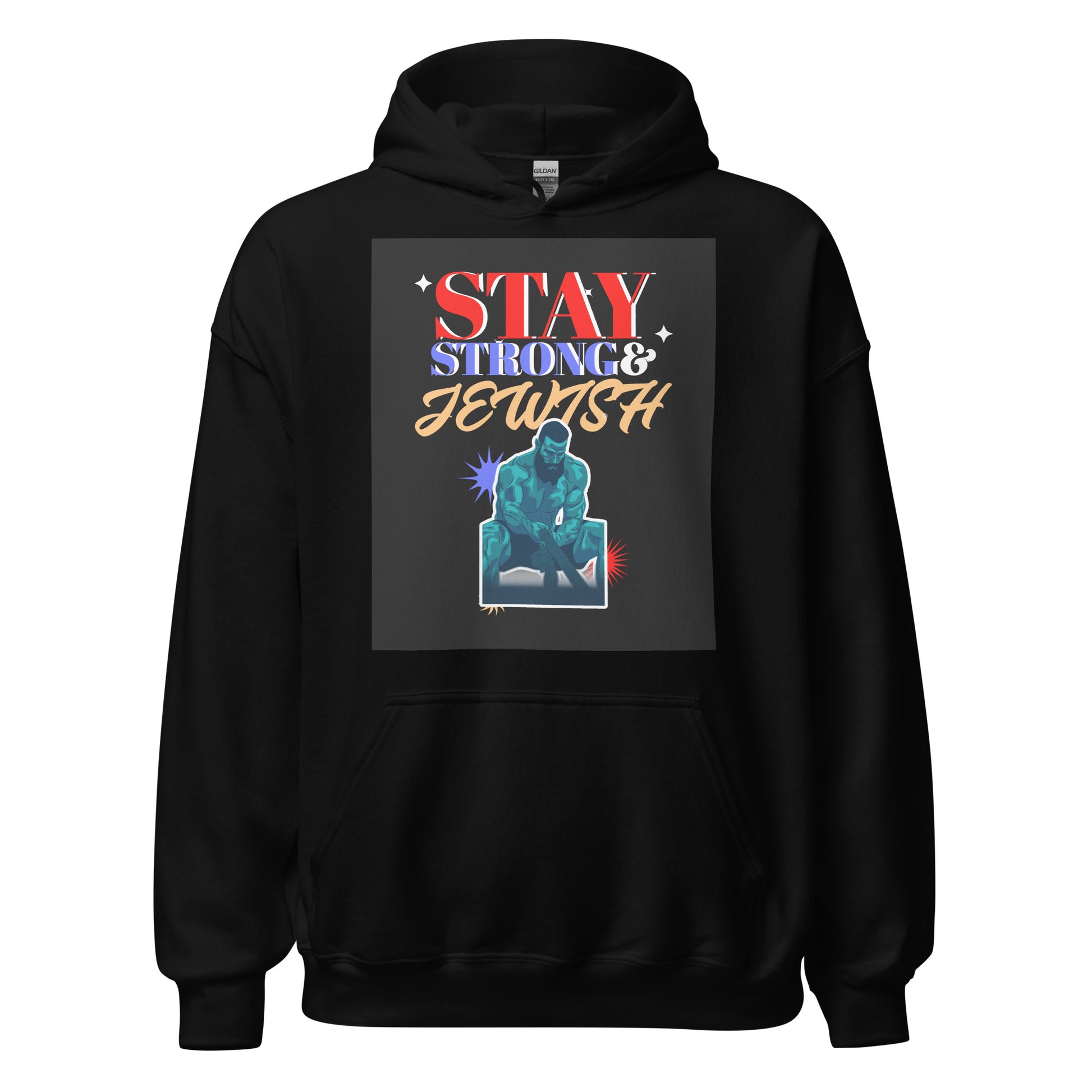 Stay Strong & Jewish | Unisex Hoodie Jouparty