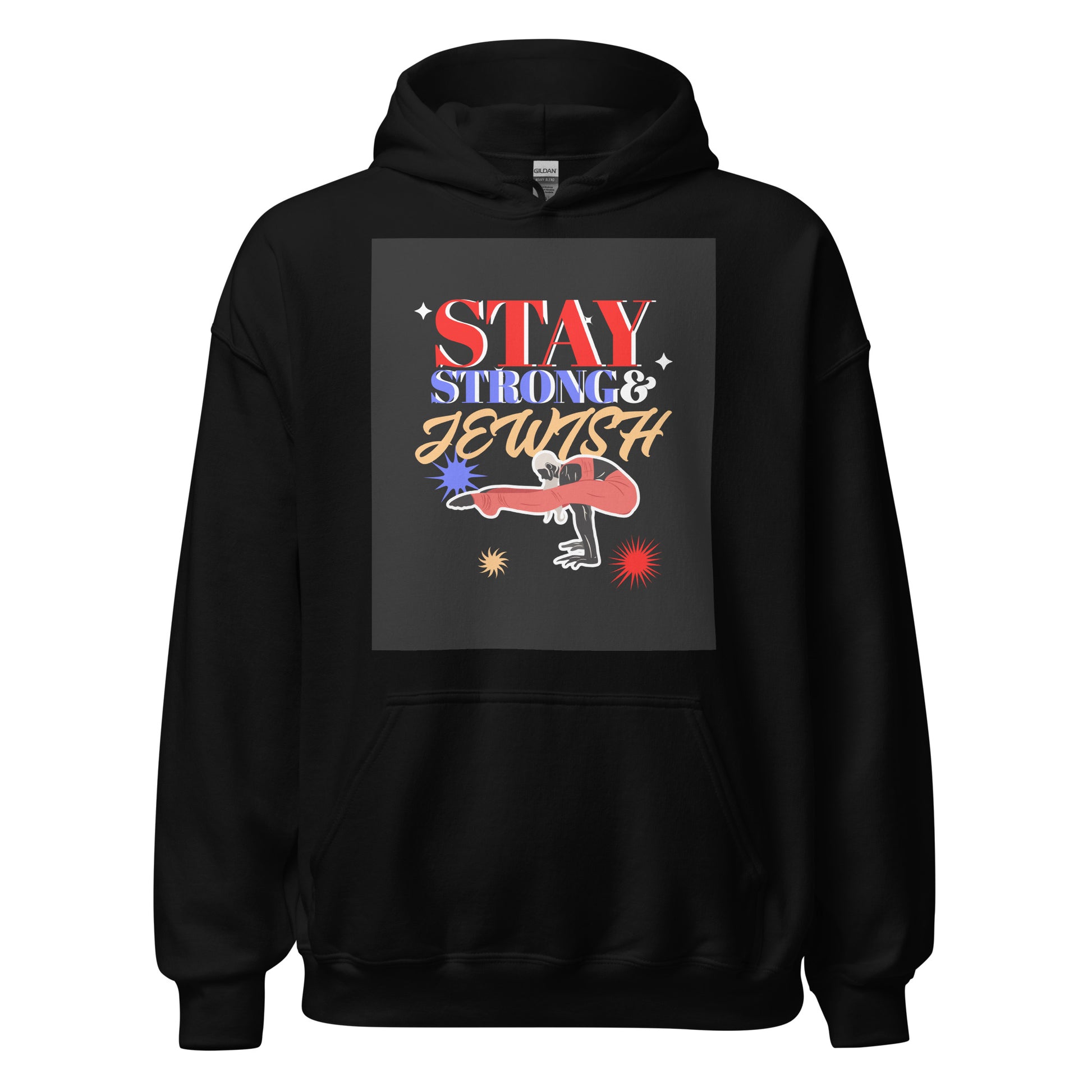 Stay Strong & Jewish | Unisex Hoodie Jouparty
