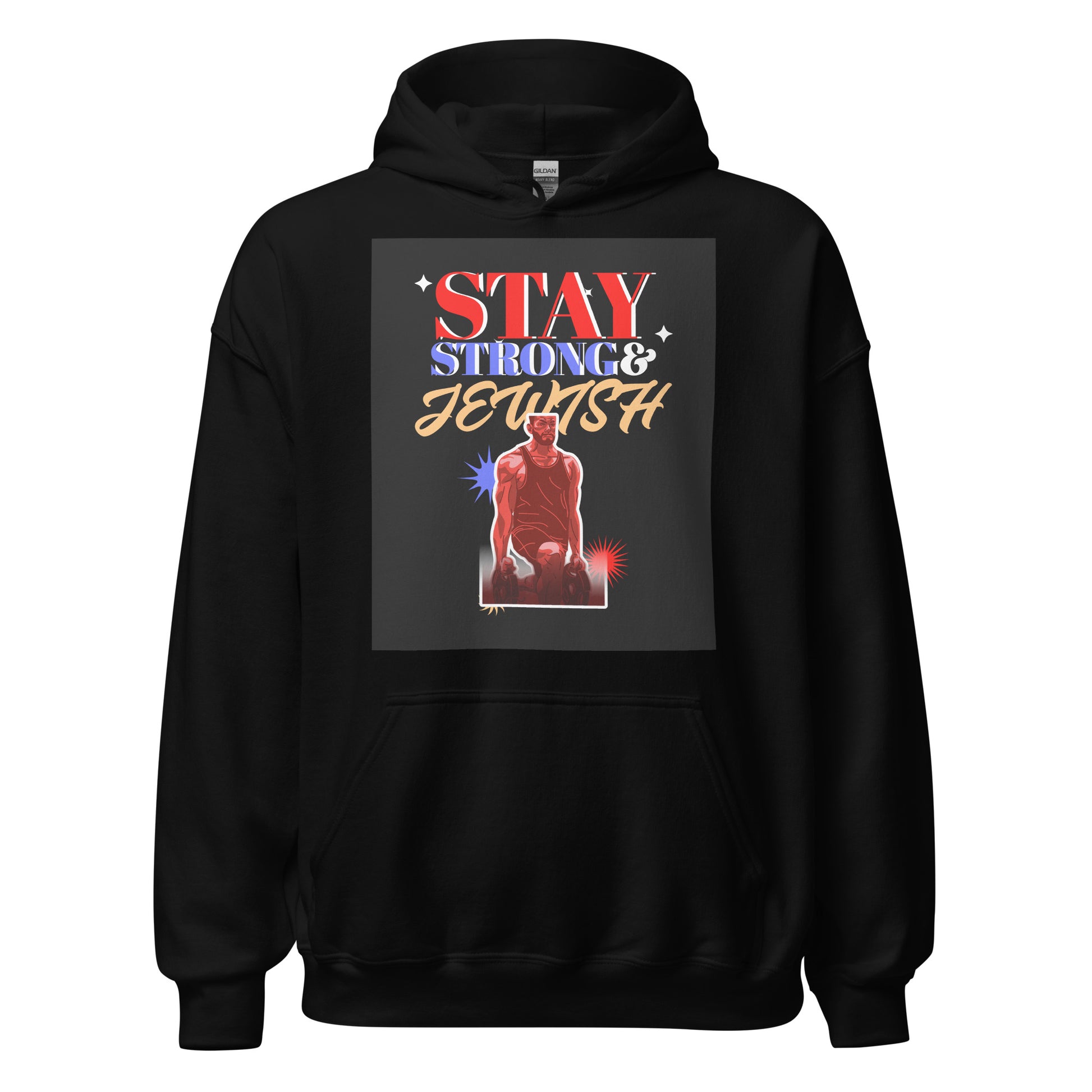 Stay Strong & Jewish | Unisex Hoodie Jouparty