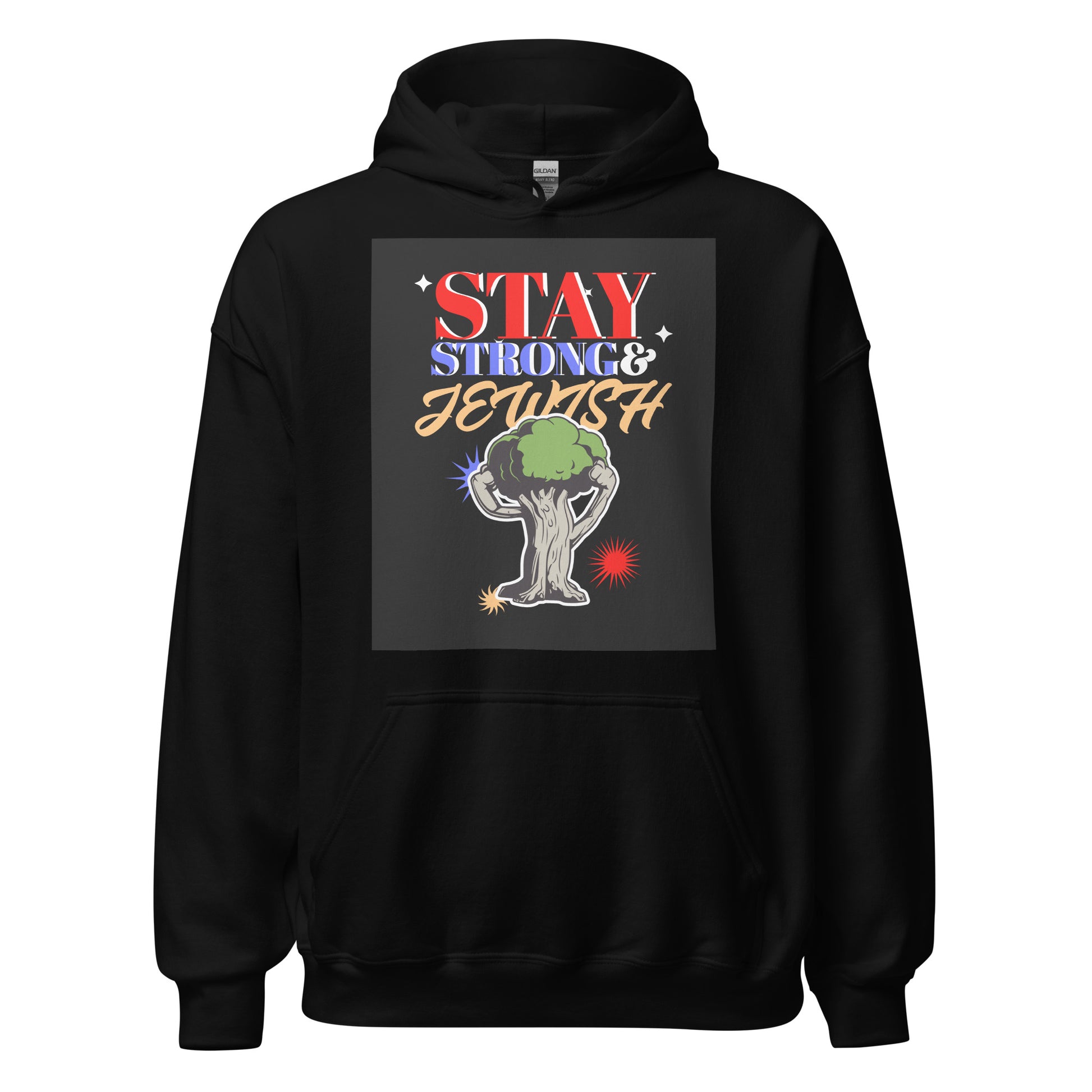 Stay Strong & Jewish | Unisex Hoodie Jouparty