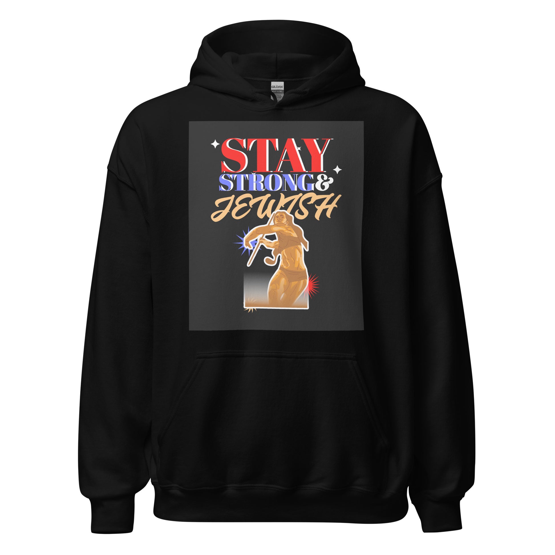 Stay Strong & Jewish | Unisex Hoodie Jouparty