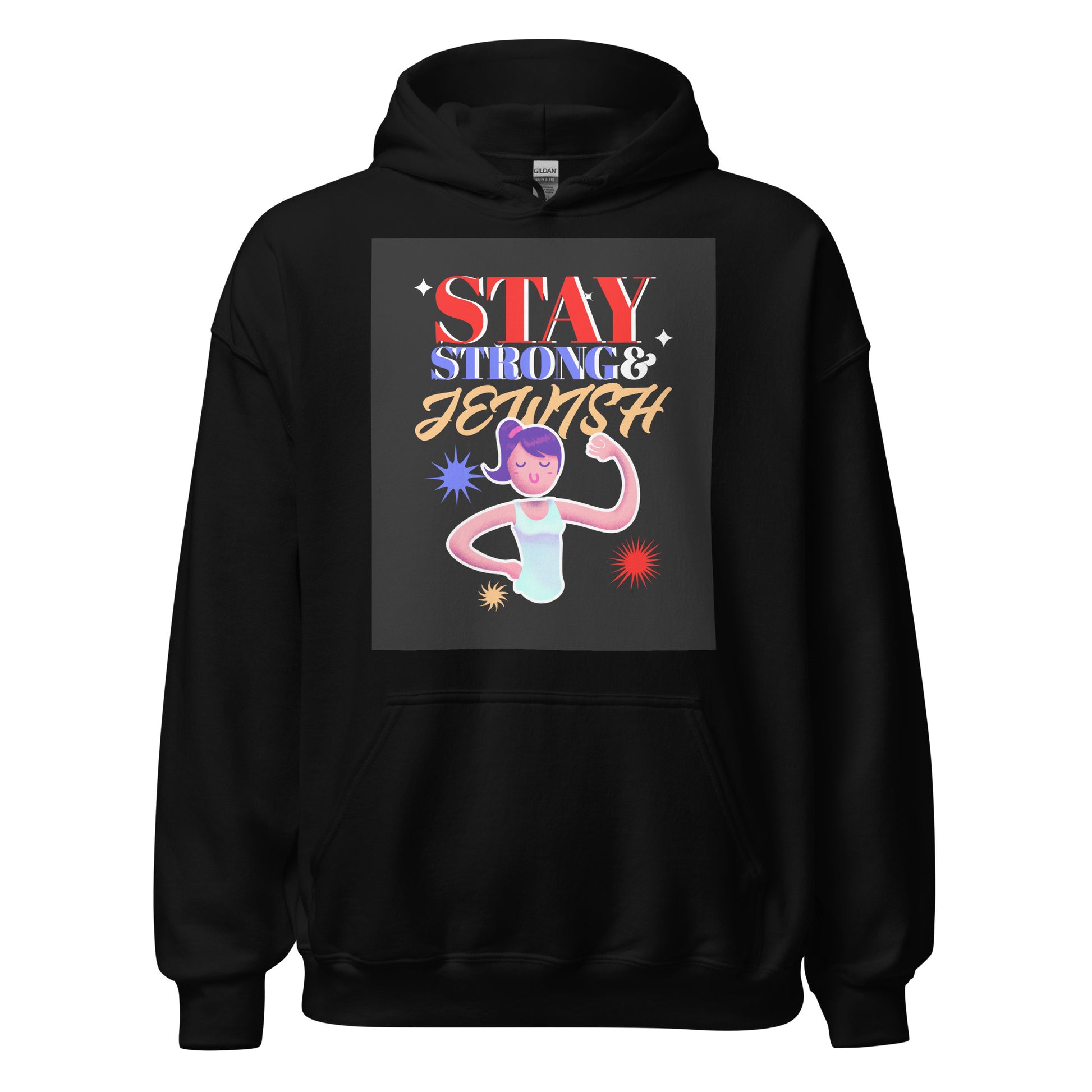Stay Strong & Jewish | Unisex Hoodie Jouparty