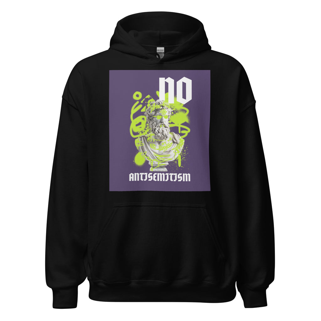 Graffiti Statue Anthem | No Antisemitism | Unisex Hoodie Jouparty