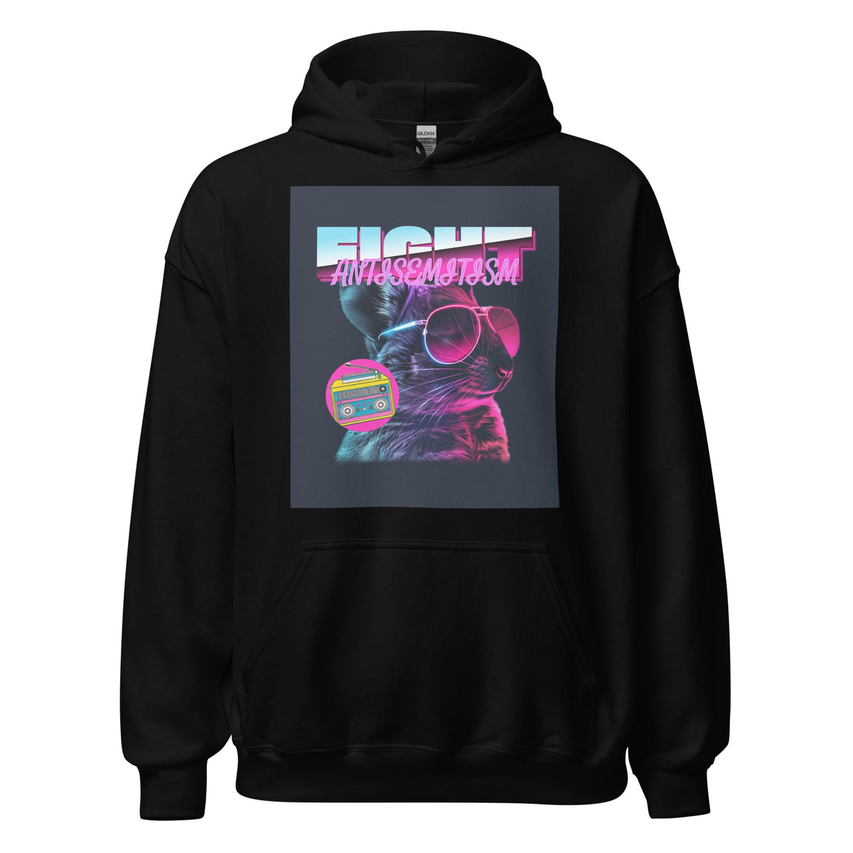 Retro Neon Animal | Unisex Hoodie Jouparty