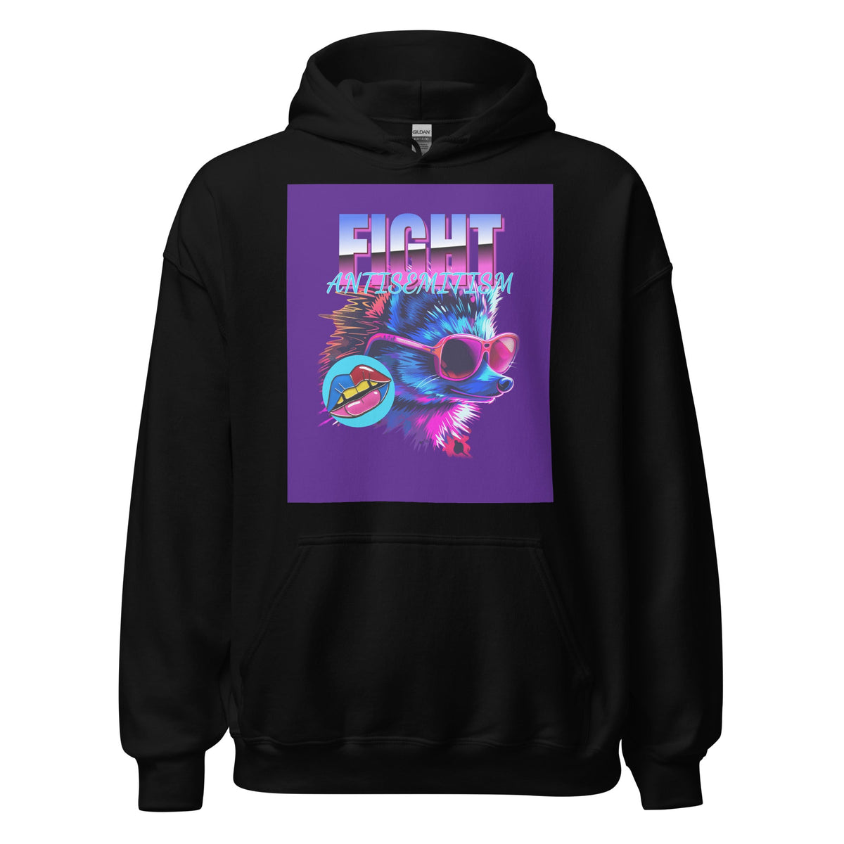 Retro Neon Animal | Unisex Hoodie Jouparty