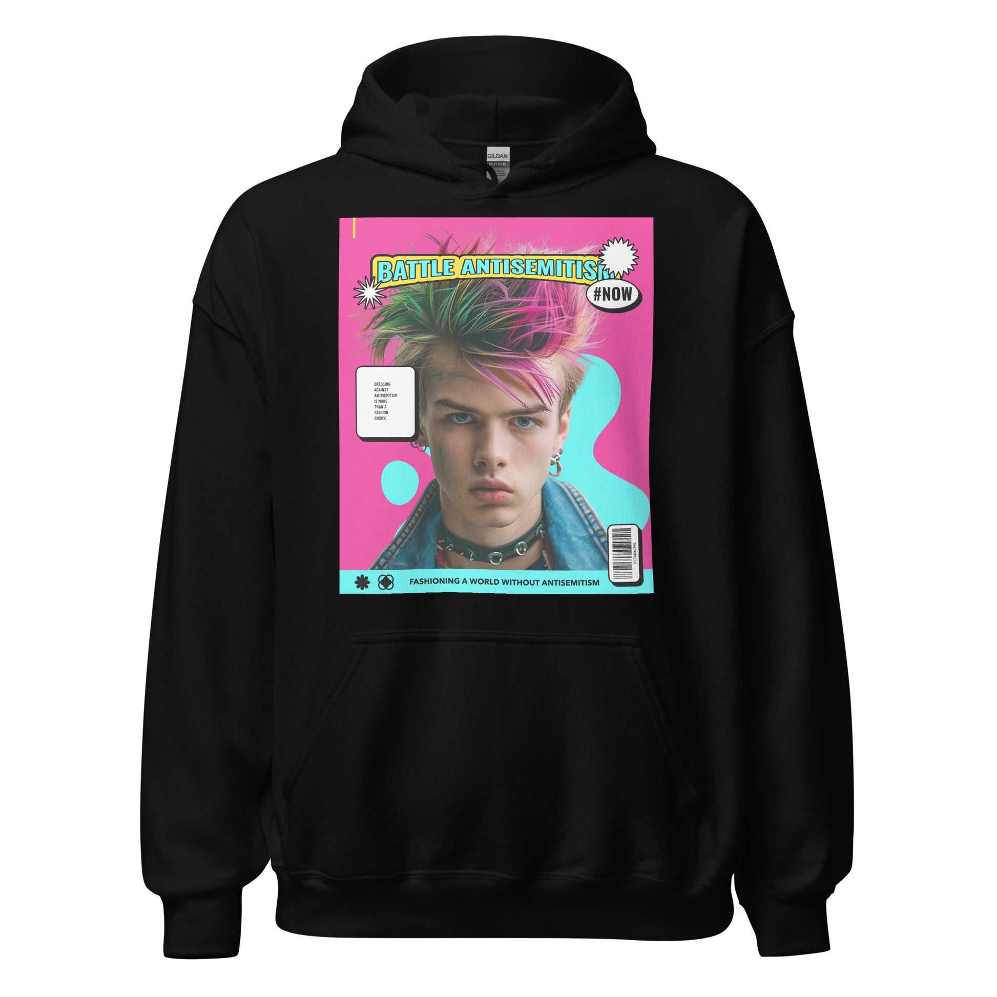 80's Fashion Trend | Battle Antisemitism | Unisex Hoodie