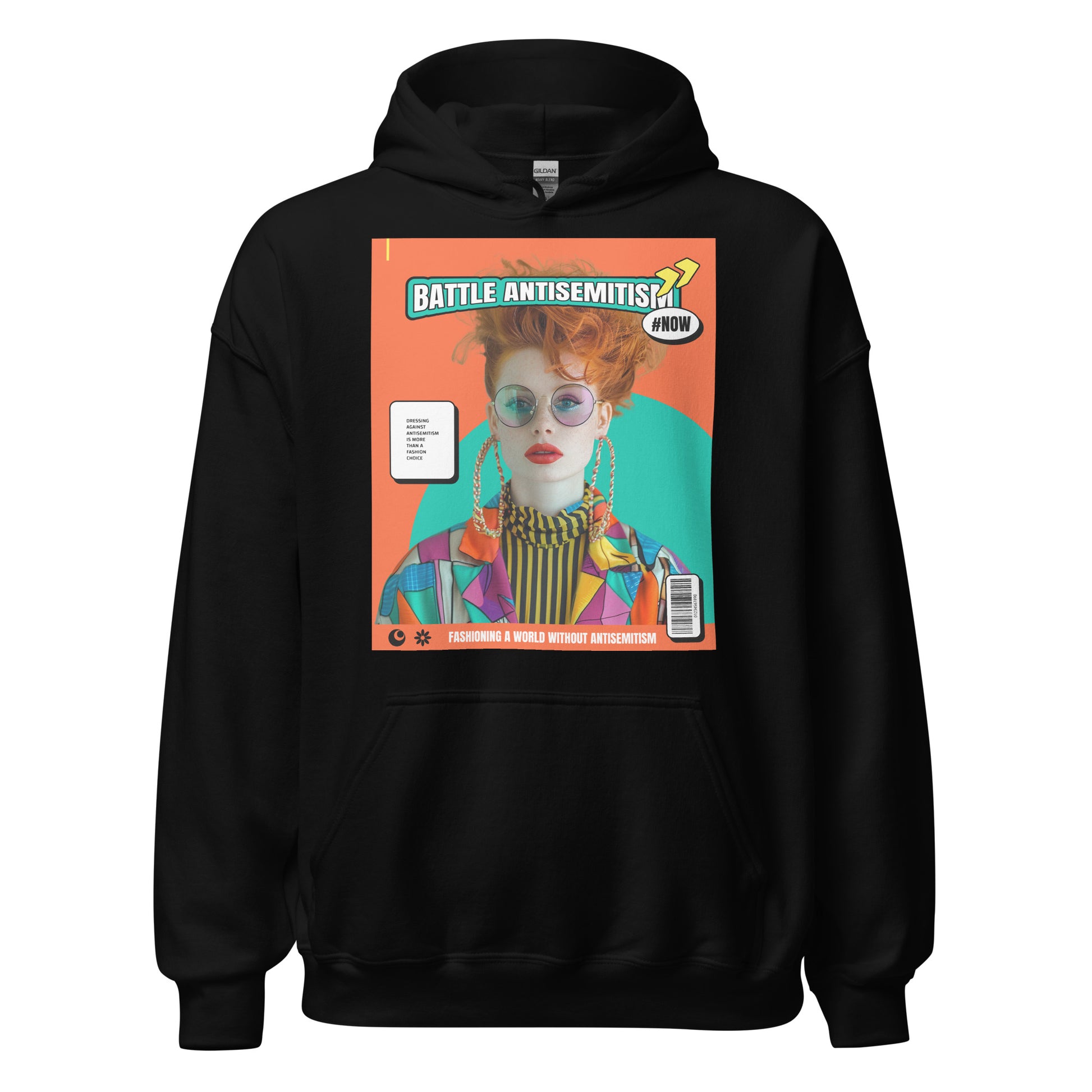 80's Fashion Trend | Battle Antisemitism | Unisex Hoodie