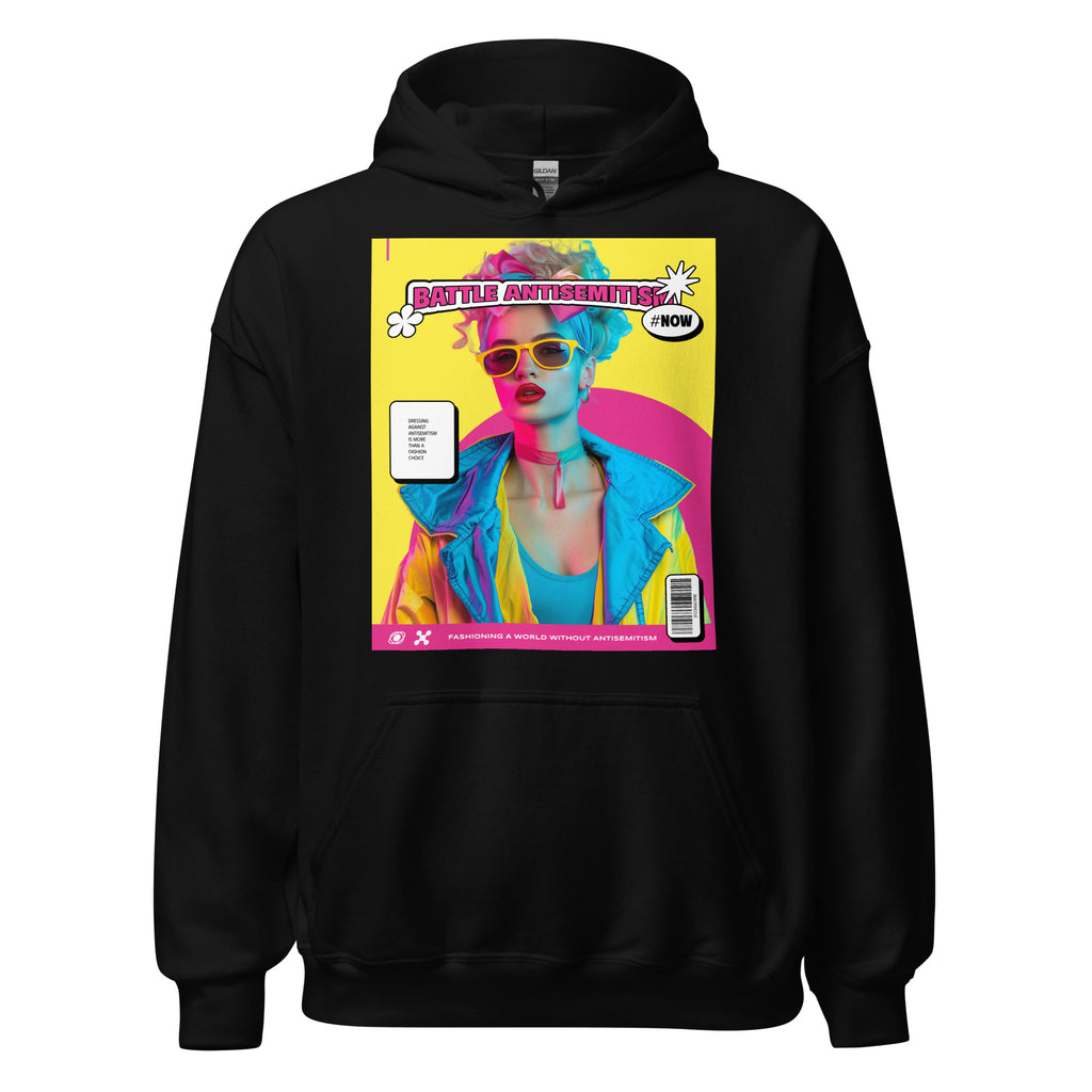 80's Fashion Trend | Battle Antisemitism | Unisex Hoodie