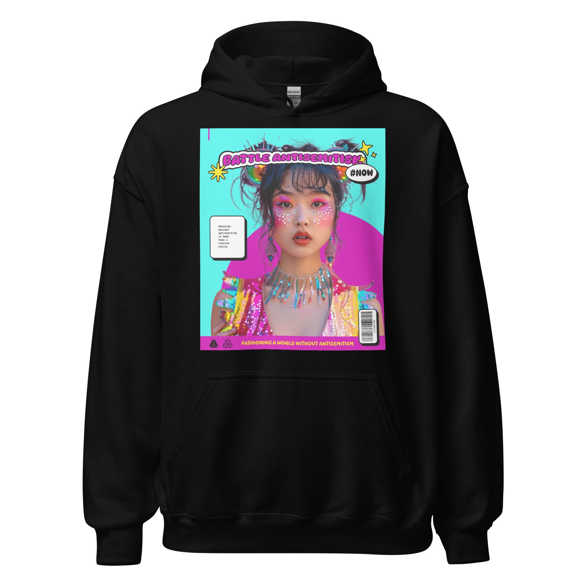 80's Fashion Trend | Battle Antisemitism | Unisex Hoodie Jouparty