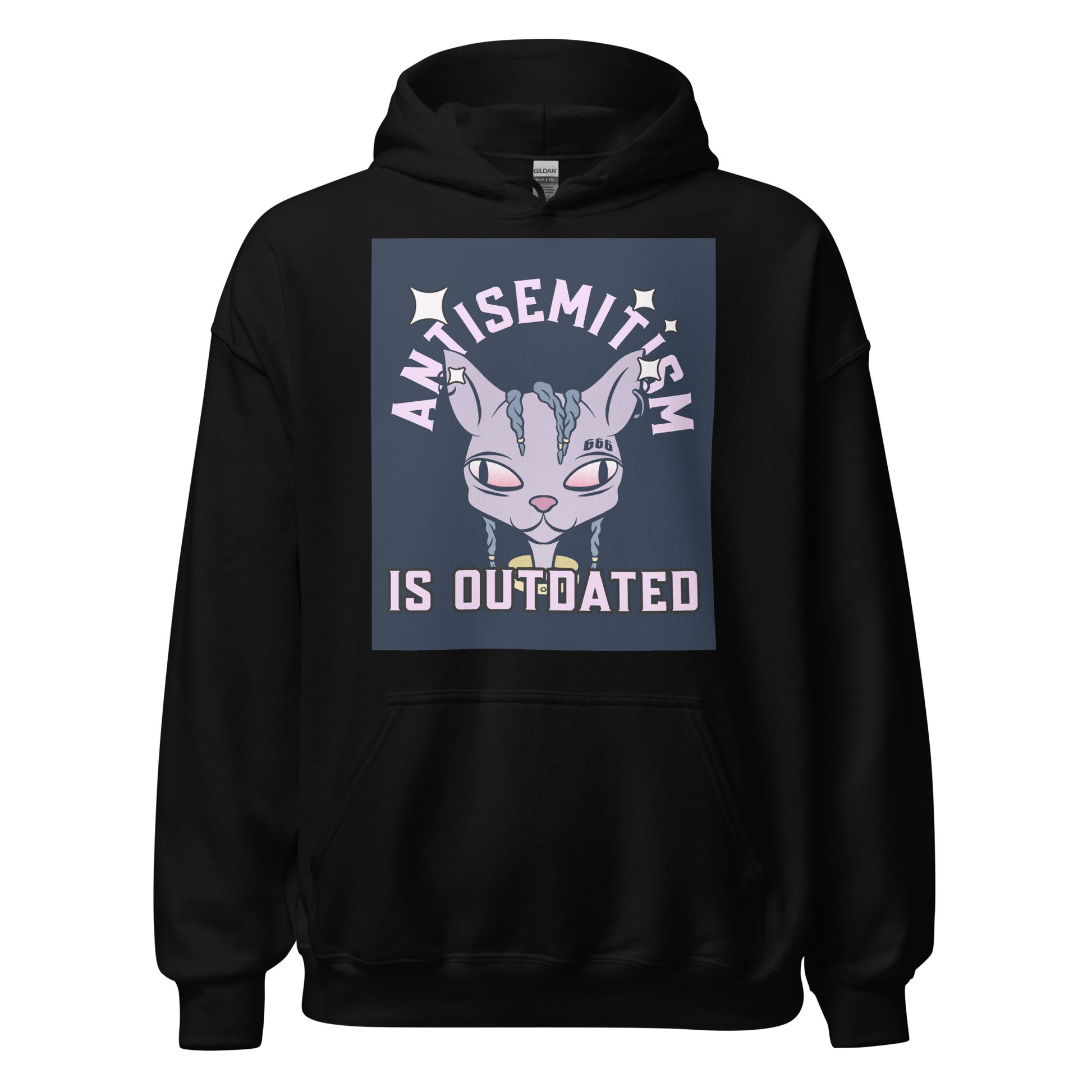 Cool Cat | Antisemitism Is Outdated | Unisex Hoodie Jouparty