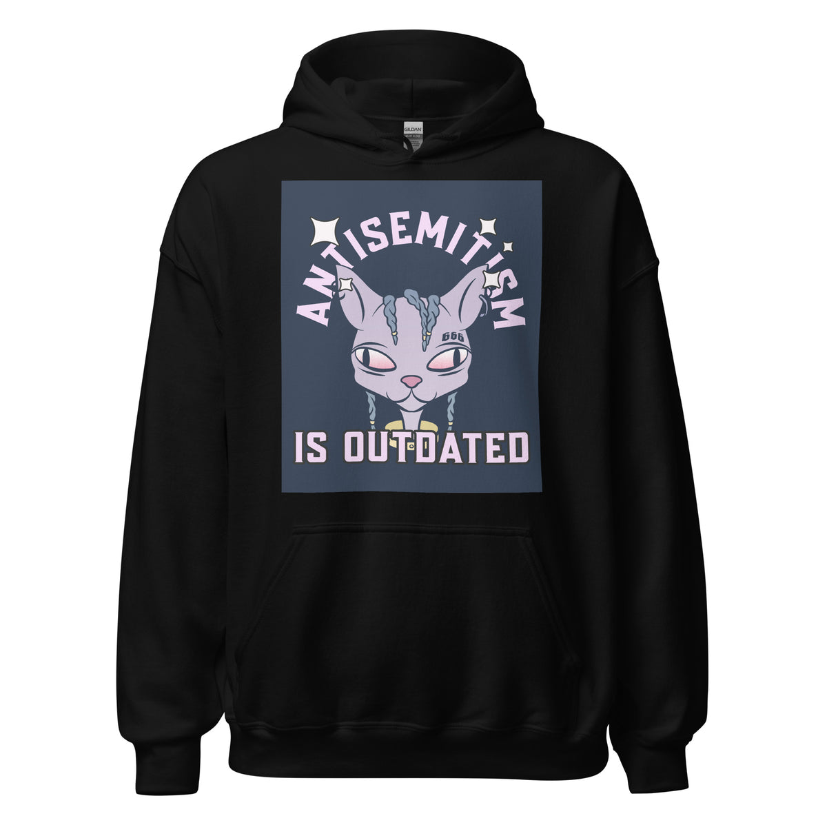 Cool Cat | Antisemitism Is Outdated | Unisex Hoodie Jouparty