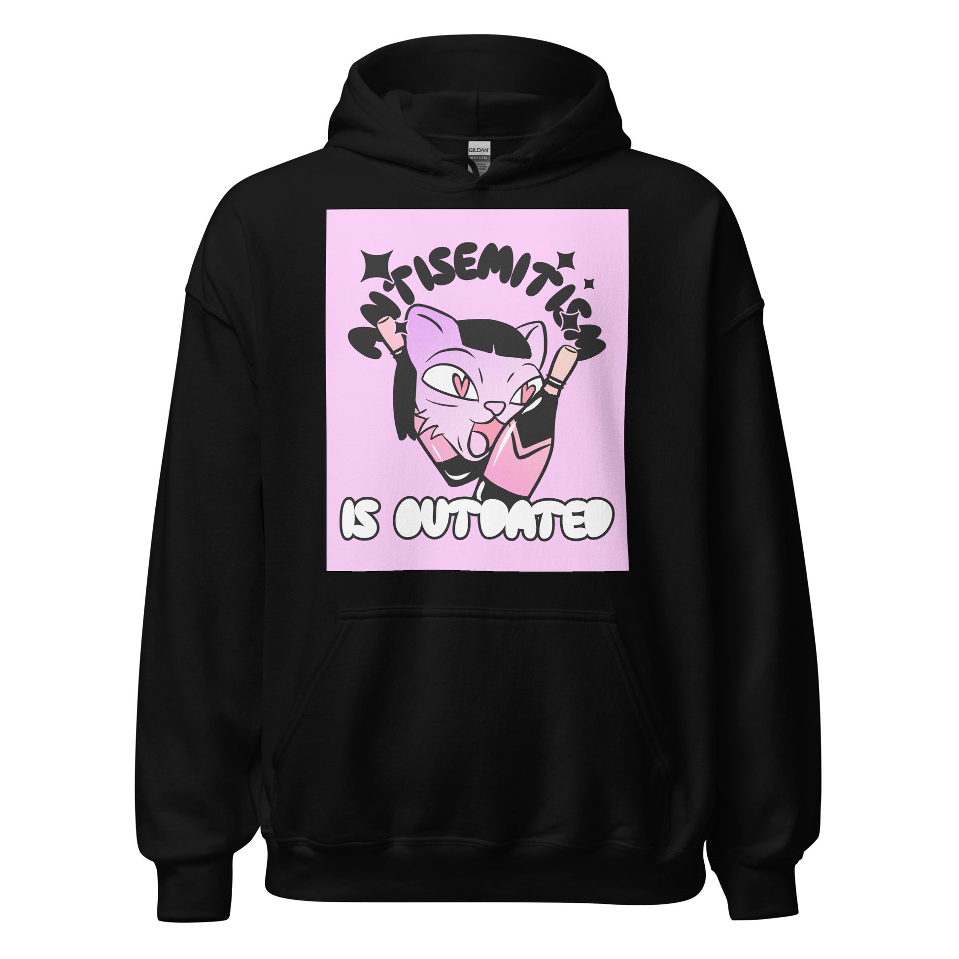 Cool Cat | Antisemitism Is Outdated | Unisex Hoodie