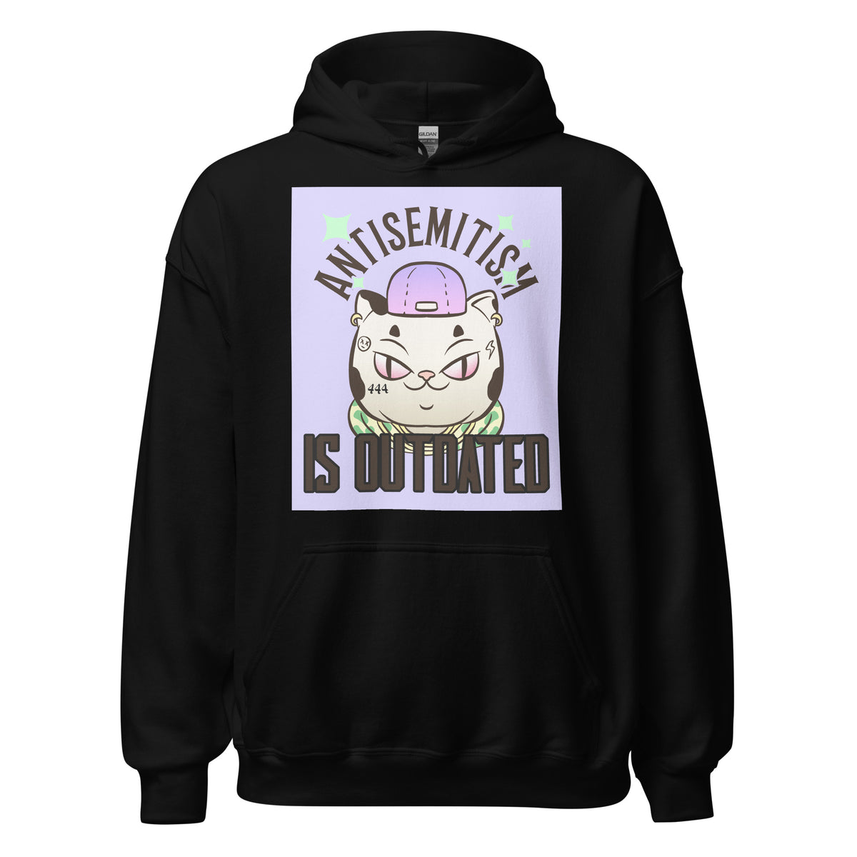 Cool Cat | Antisemitism Is Outdated | Unisex Hoodie Jouparty