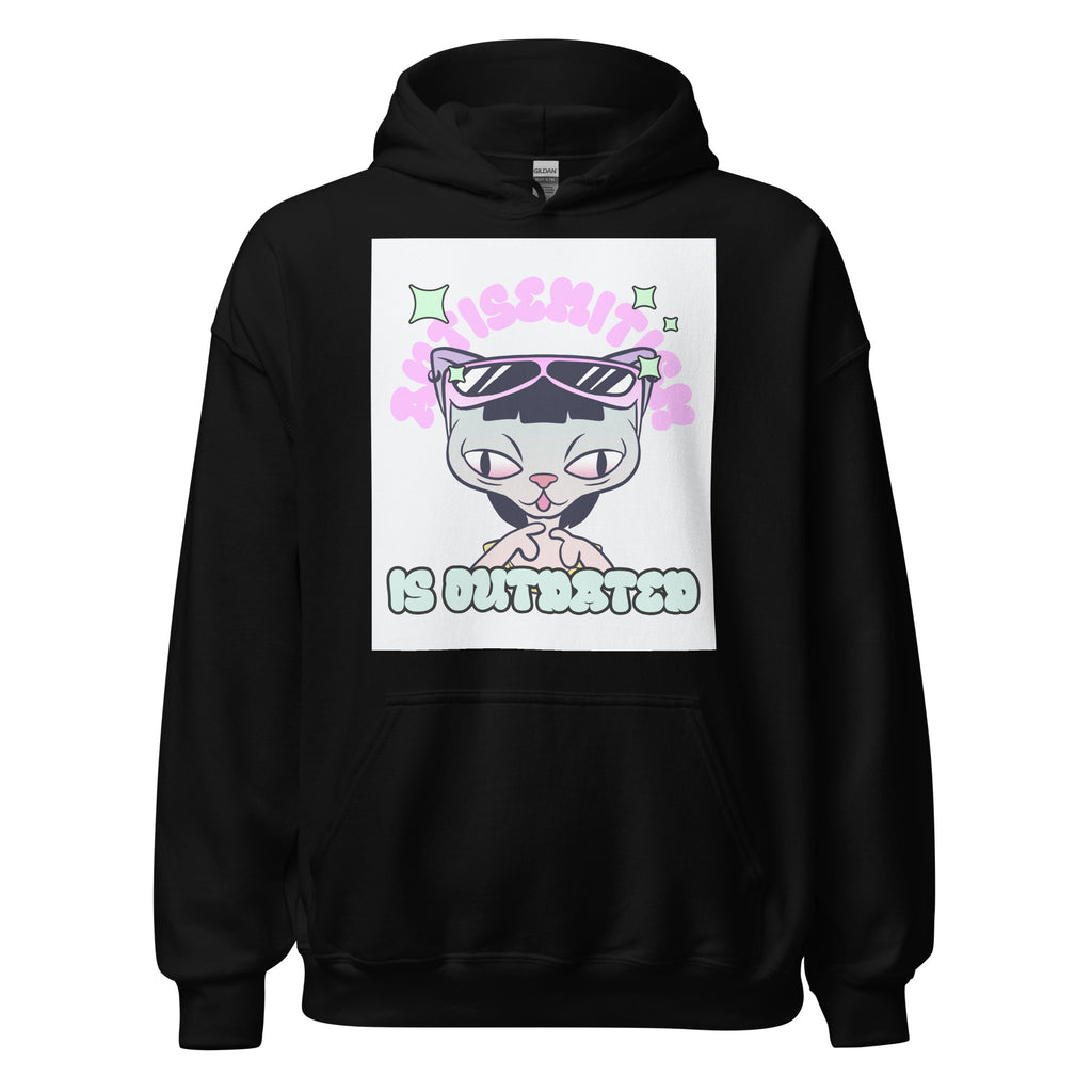 Cool Cat | Antisemitism Is Outdated | Unisex Hoodie Jouparty