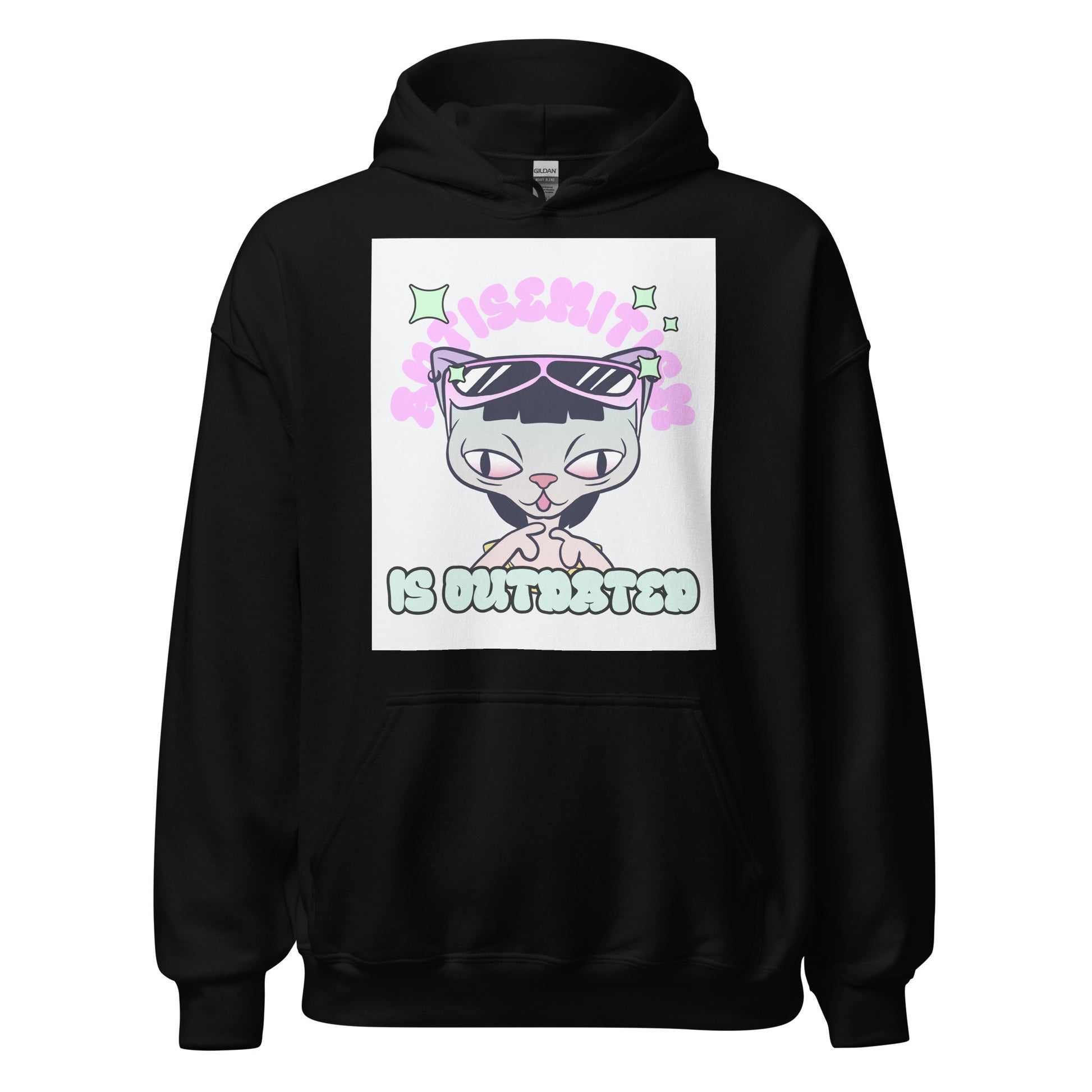 Cool Cat | Antisemitism Is Outdated | Unisex Hoodie Jouparty