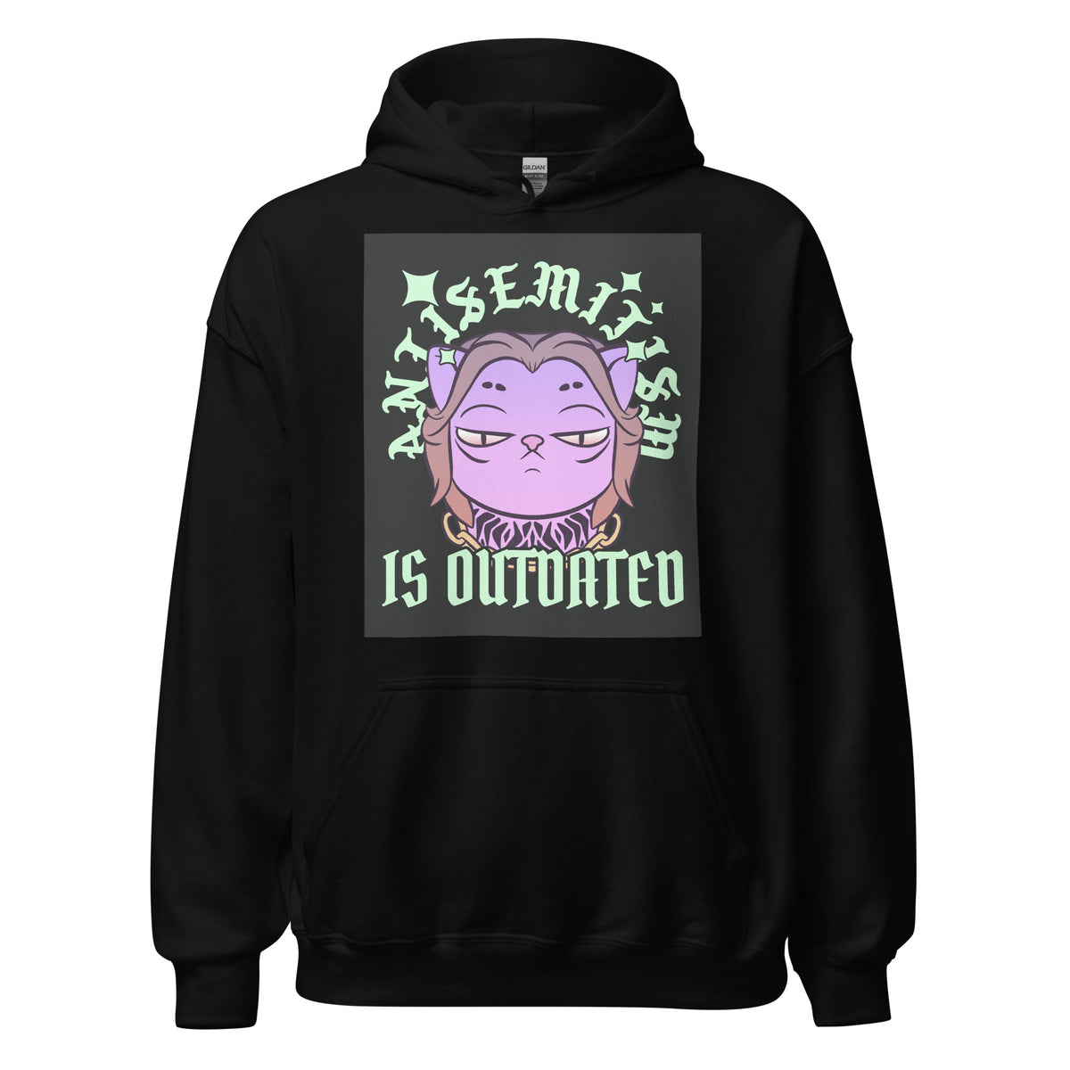 Cool Cat | Antisemitism Is Outdated | Unisex Hoodie Jouparty