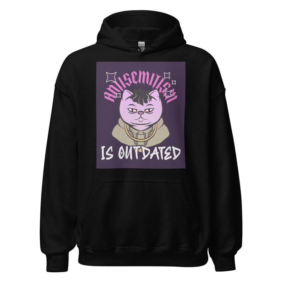 Cool Cat | Antisemitism Is Outdated | Unisex Hoodie Jouparty