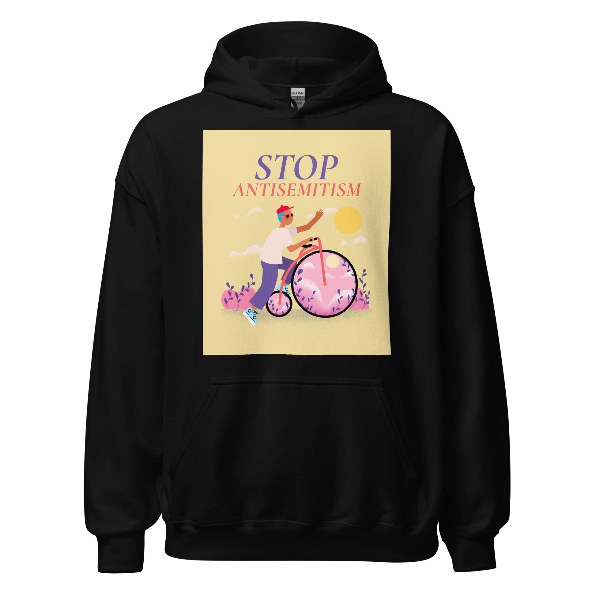 Bike Journey | Stop Antisemitism | Unisex Hoodie
