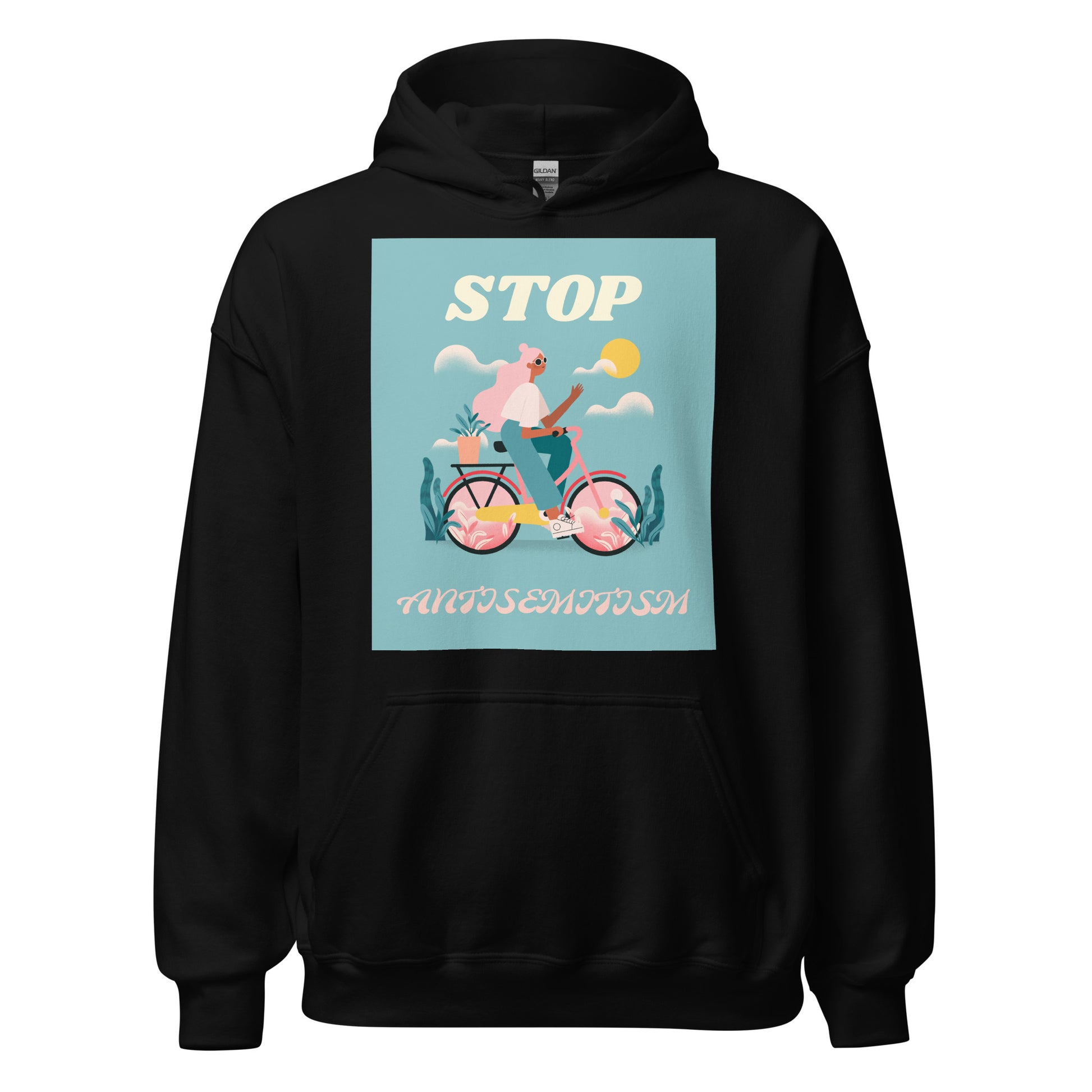 Bike Journey | Stop Antisemitism | Unisex Hoodie