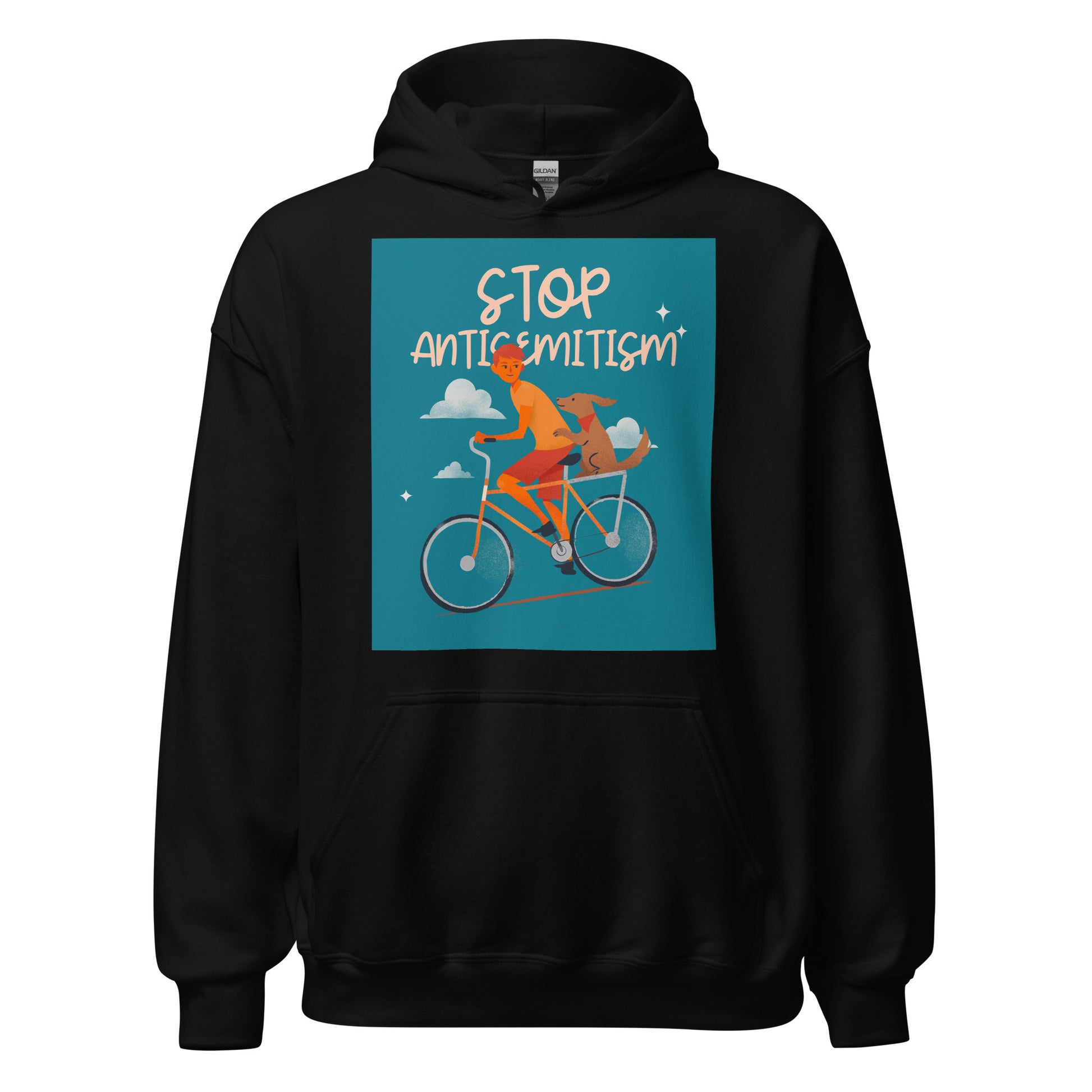 Bike Journey | Stop Antisemitism | Unisex Hoodie Jouparty