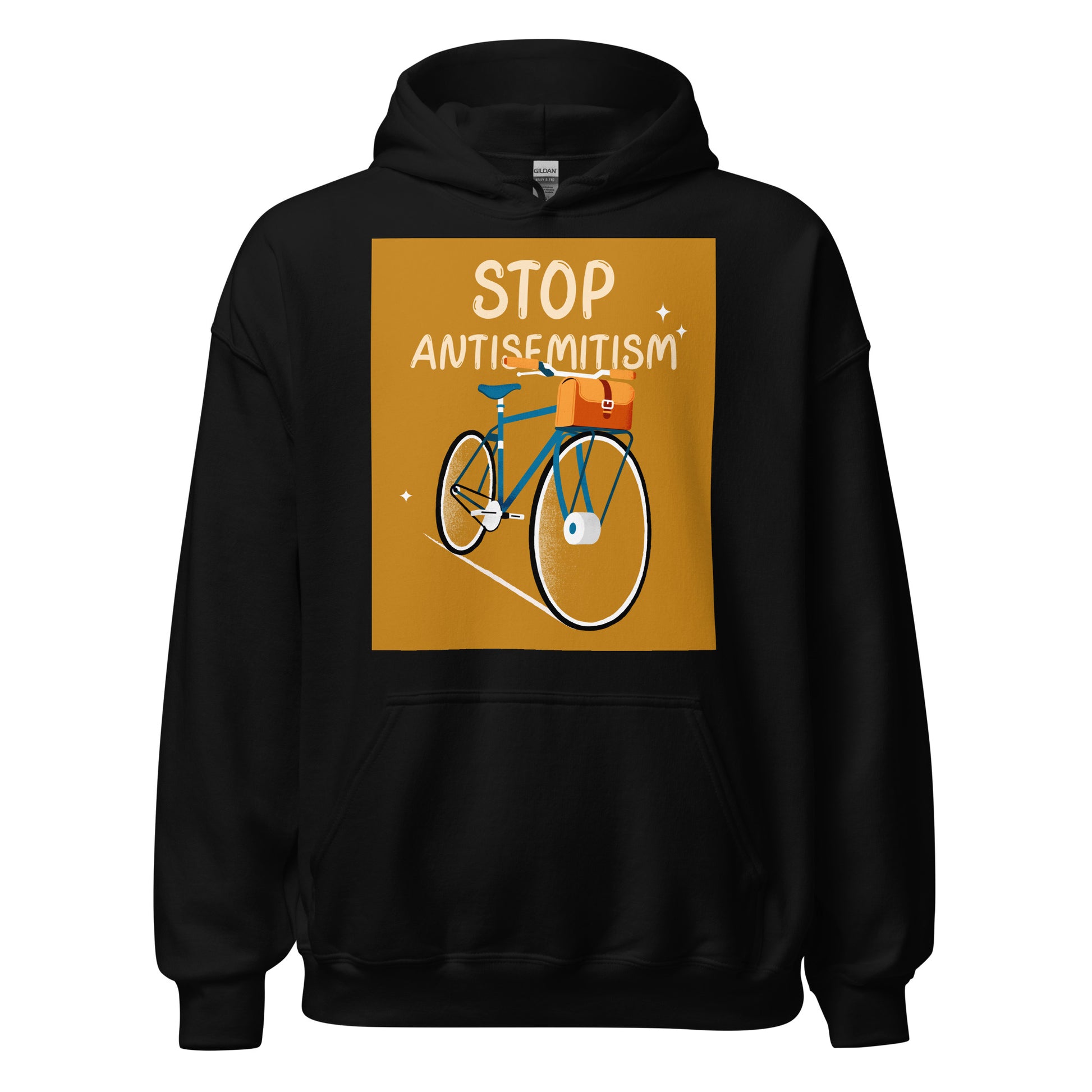 Bike Journey | Stop Antisemitism | Unisex Hoodie Jouparty