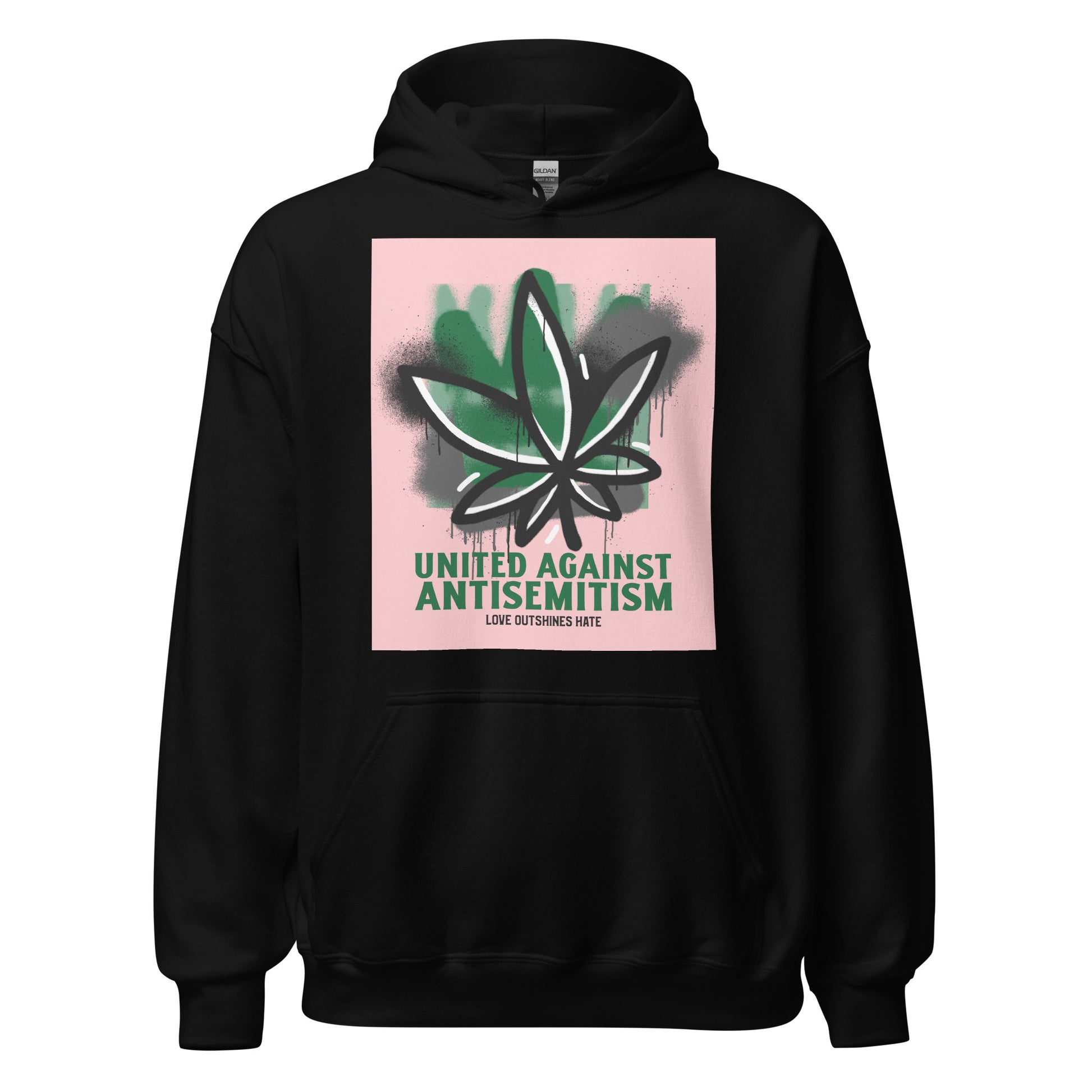 United Graffiti Doodle | Antisemitism | Unisex Hoodie Jouparty