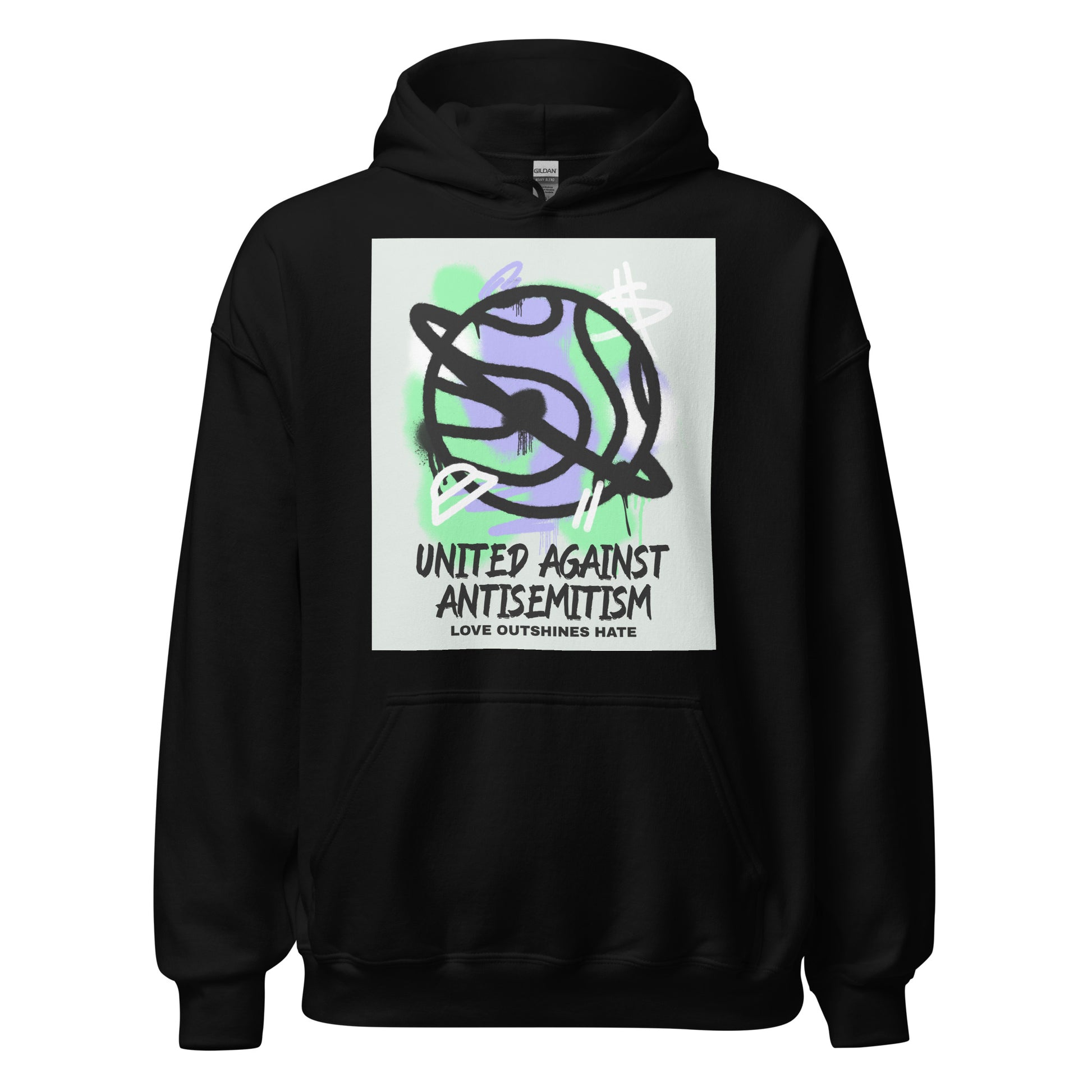 United Graffiti Doodle | Antisemitism | Unisex Hoodie