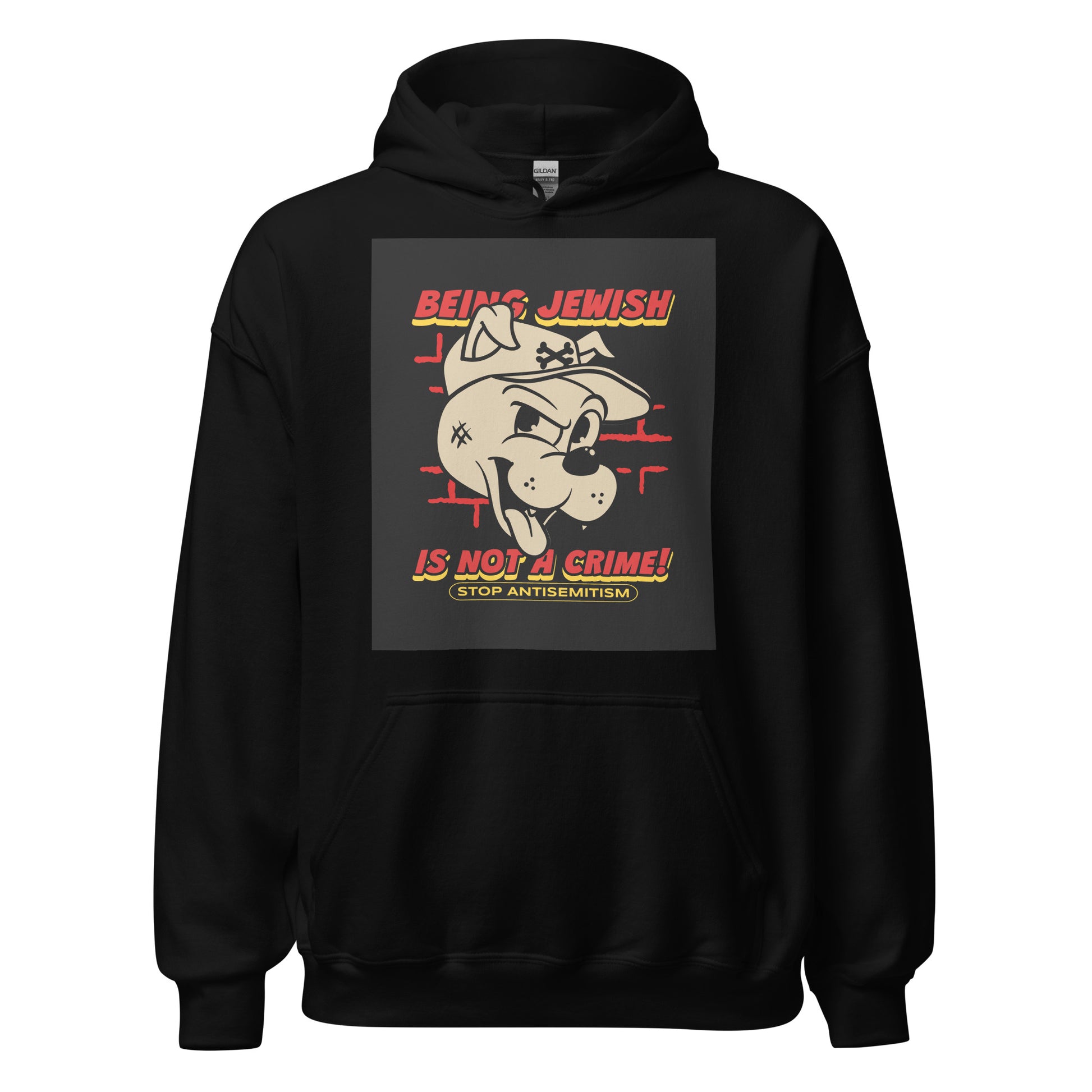 Streetart Graffiti Cartoon | Antisemitism | Unisex Hoodie Jouparty