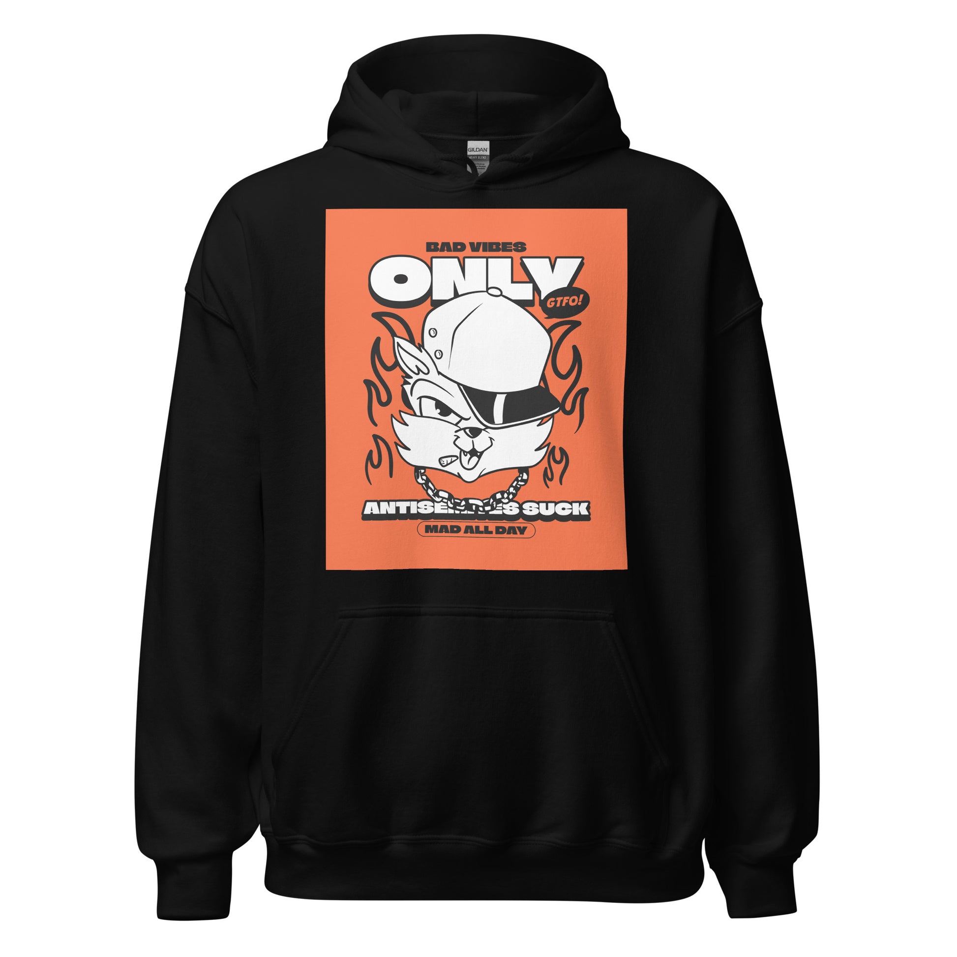 Streetart Graffiti Cartoon | Antisemitism | Unisex Hoodie