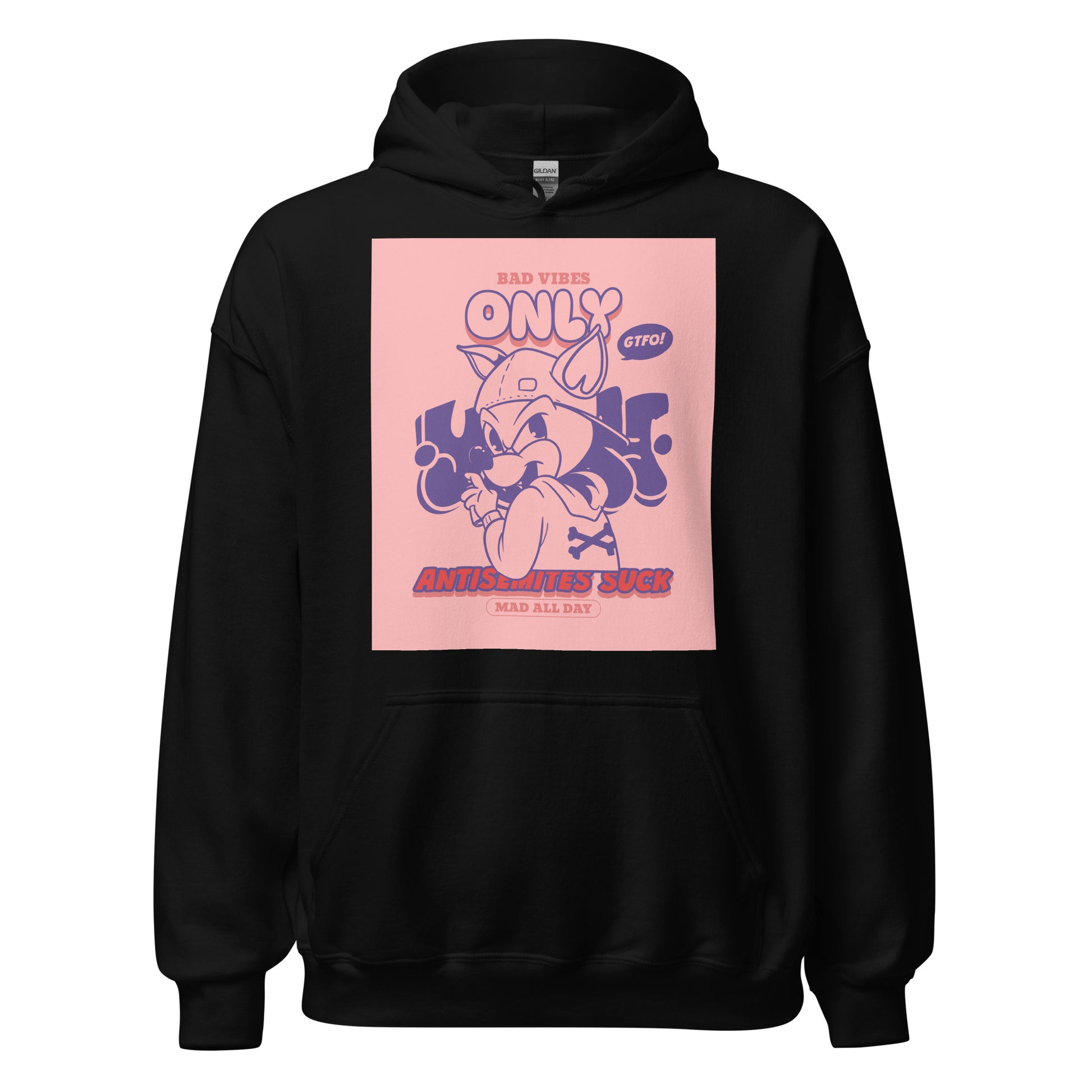 Streetart Graffiti Cartoon | Antisemitism | Unisex Hoodie