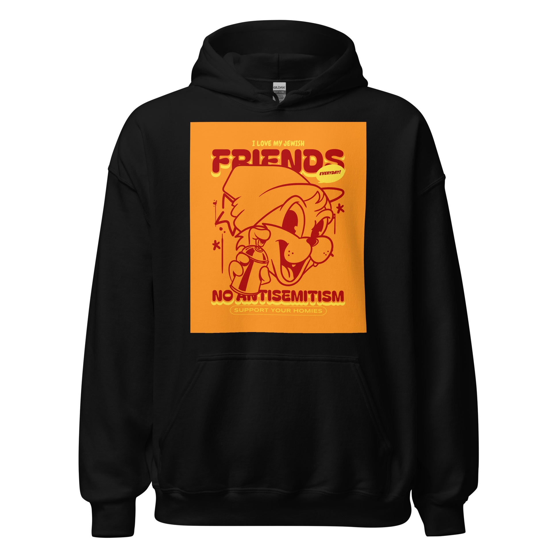 Streetart Graffiti Cartoon | Antisemitism | Unisex Hoodie Jouparty