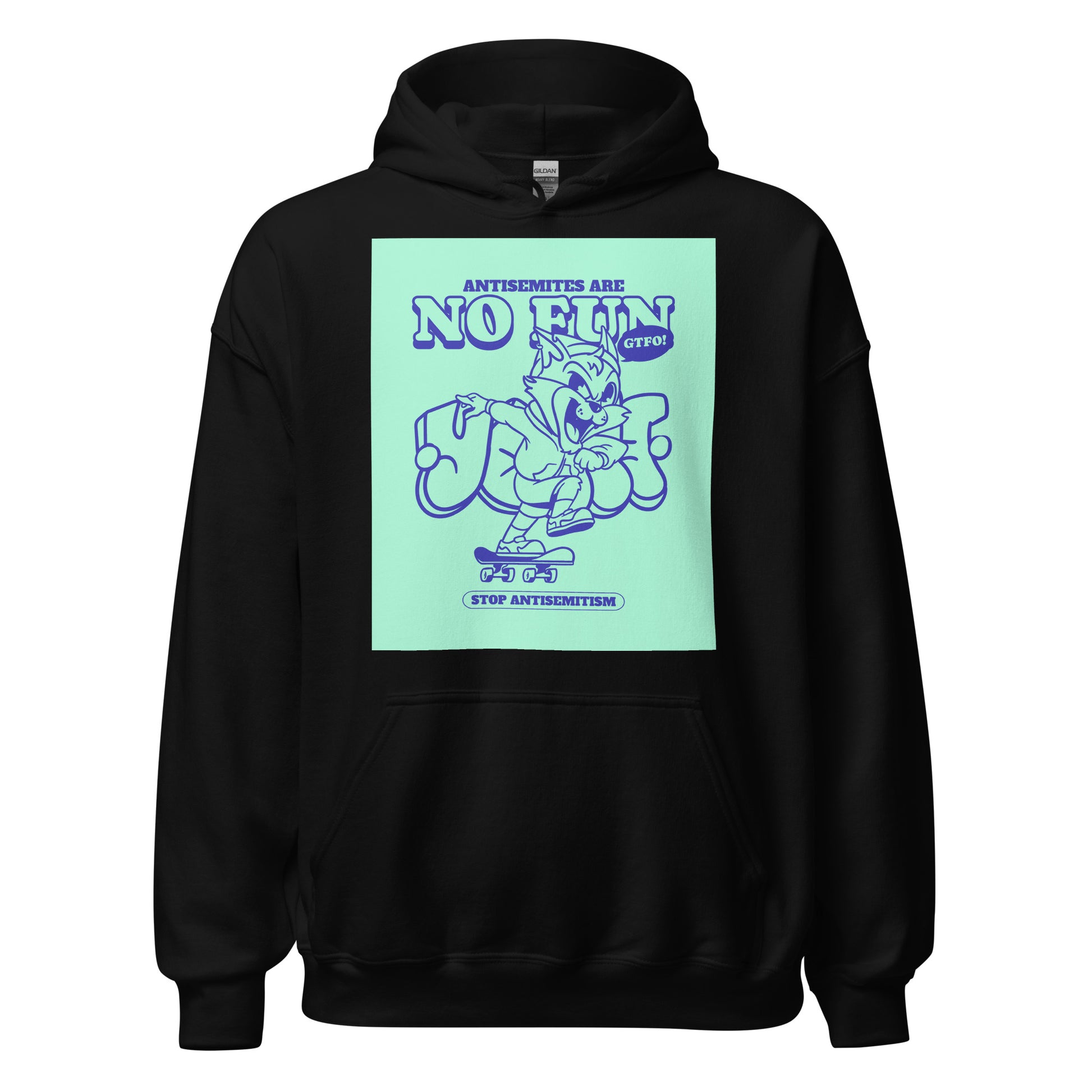 Streetart Graffiti Cartoon | Antisemitism | Unisex Hoodie Jouparty