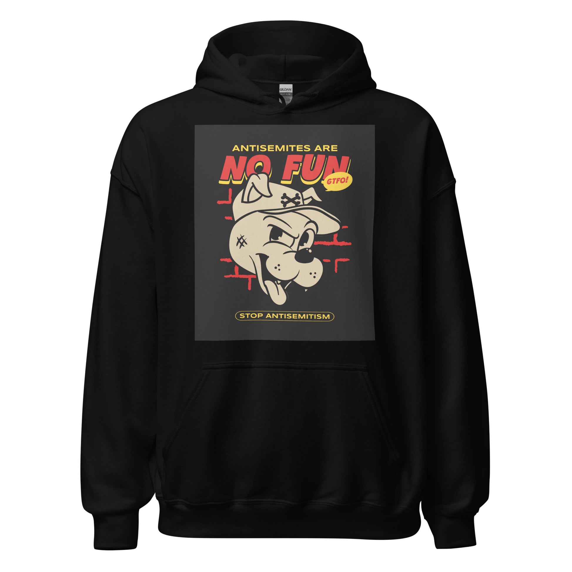 Streetart Graffiti Cartoon | Antisemitism | Unisex Hoodie