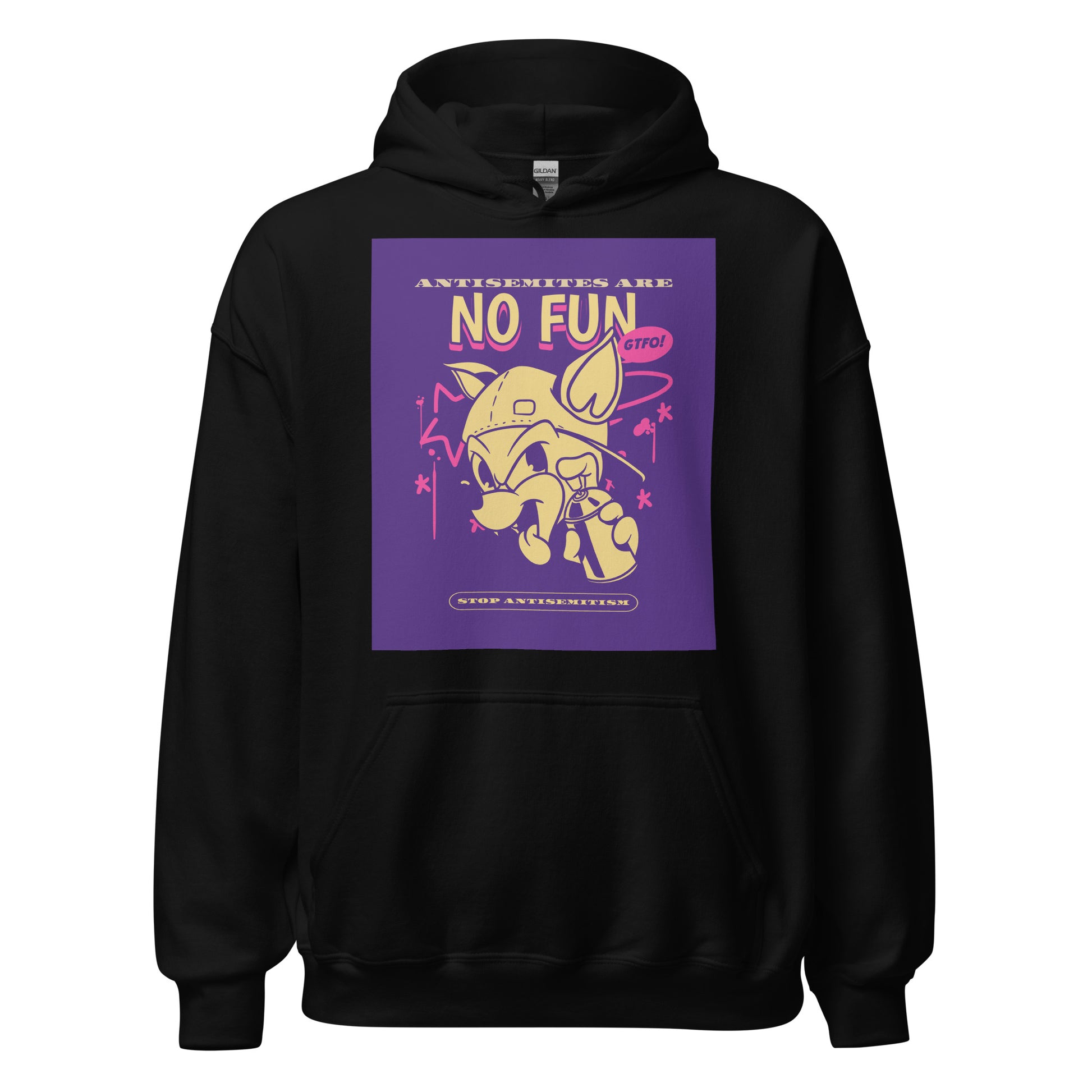 Streetart Graffiti Cartoon | Antisemitism | Unisex Hoodie Jouparty