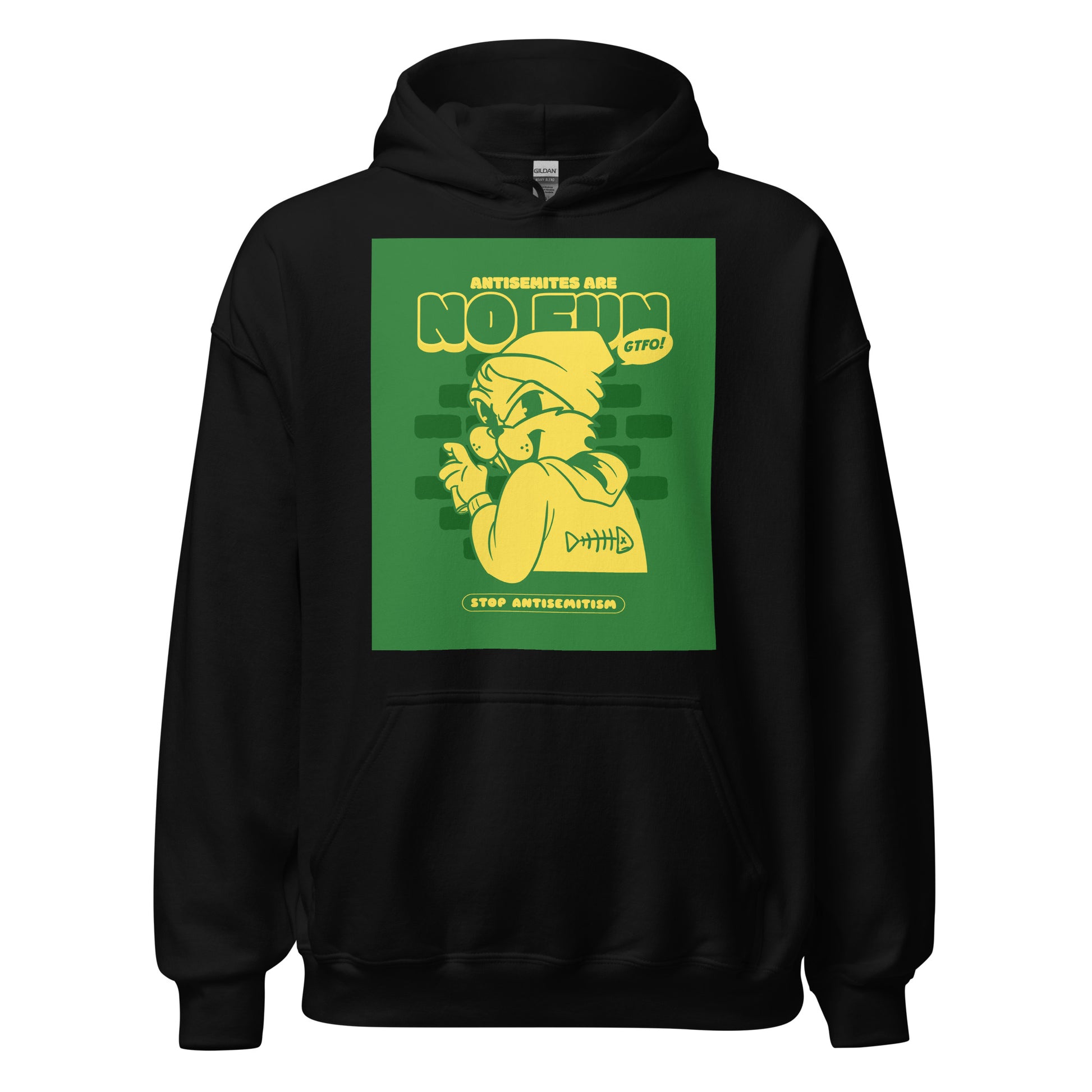 Streetart Graffiti Cartoon | Antisemitism | Unisex Hoodie