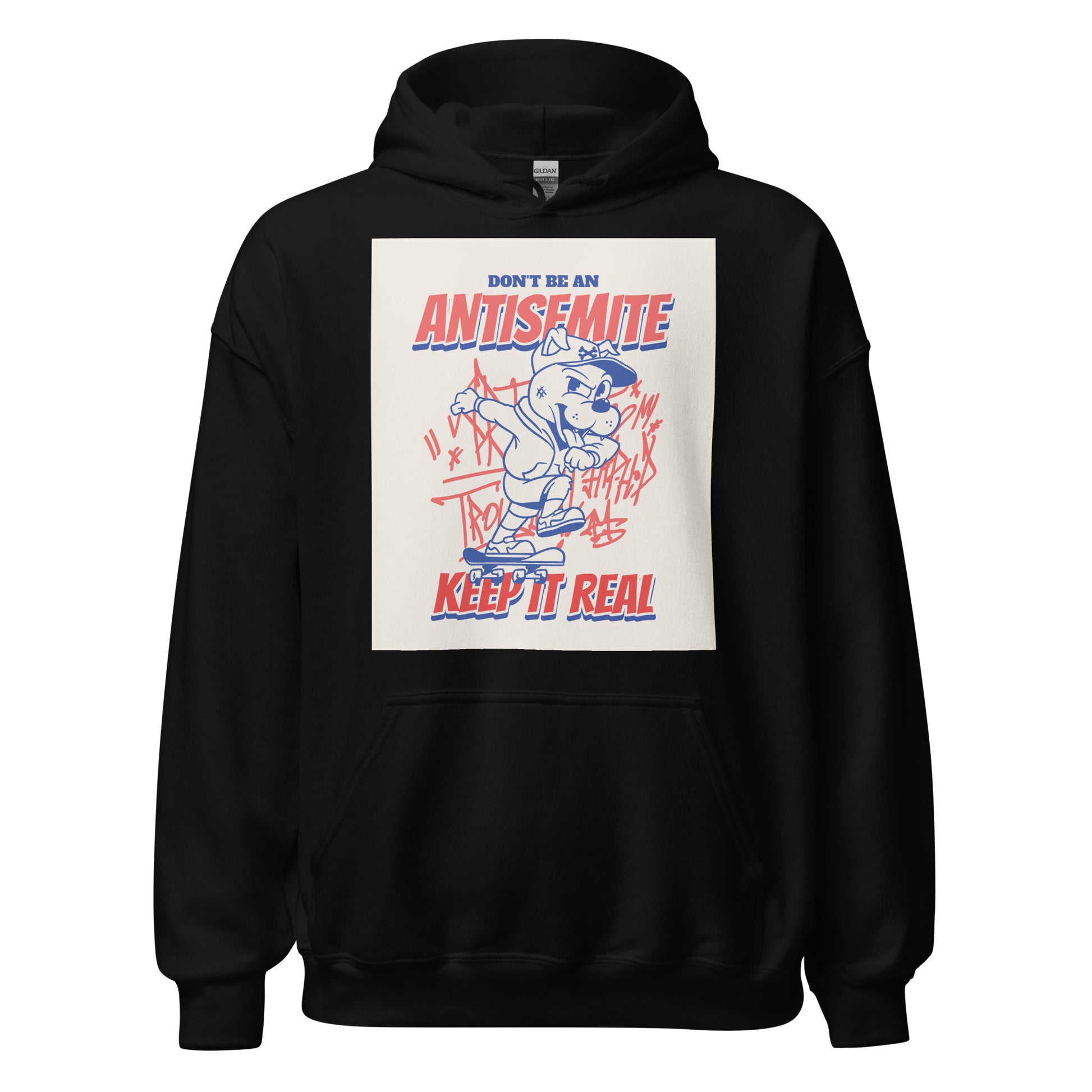 Streetart Graffiti Cartoon | Antisemitism | Unisex Hoodie