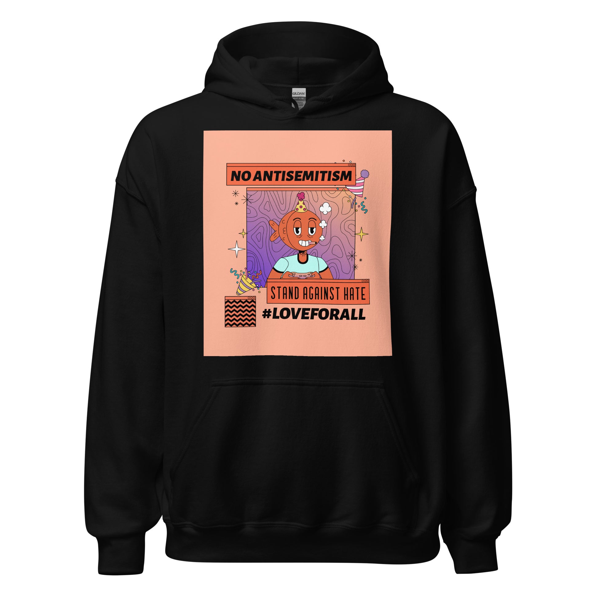No Antisemitism Party | Unisex Hoodie Jouparty