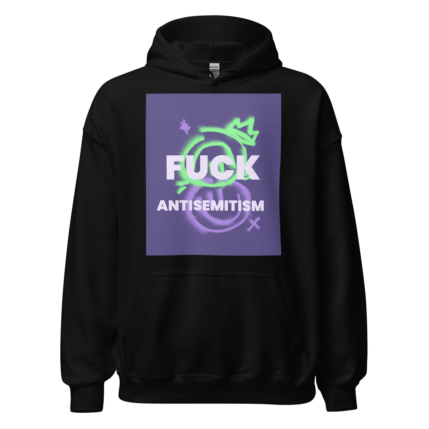Fuck Antisemitism Graffiti | Unisex Hoodie Jouparty