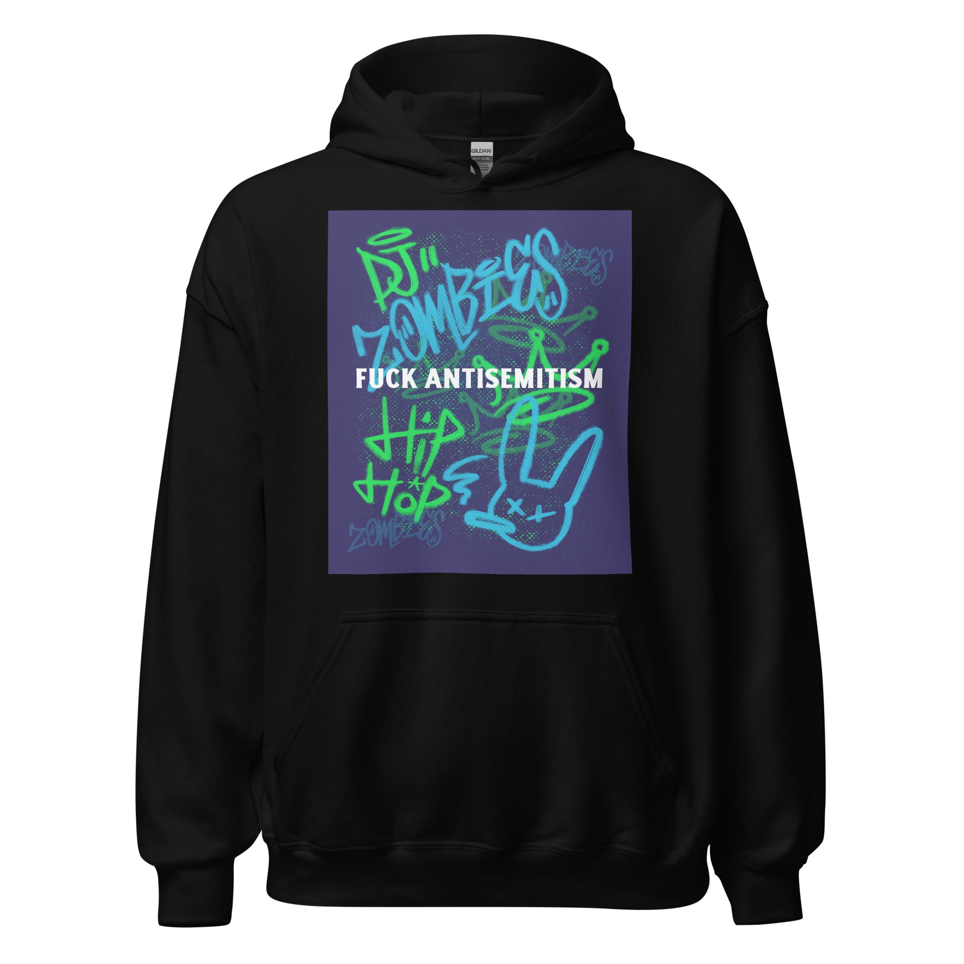 Fuck Antisemitism Graffiti | Unisex Hoodie Jouparty