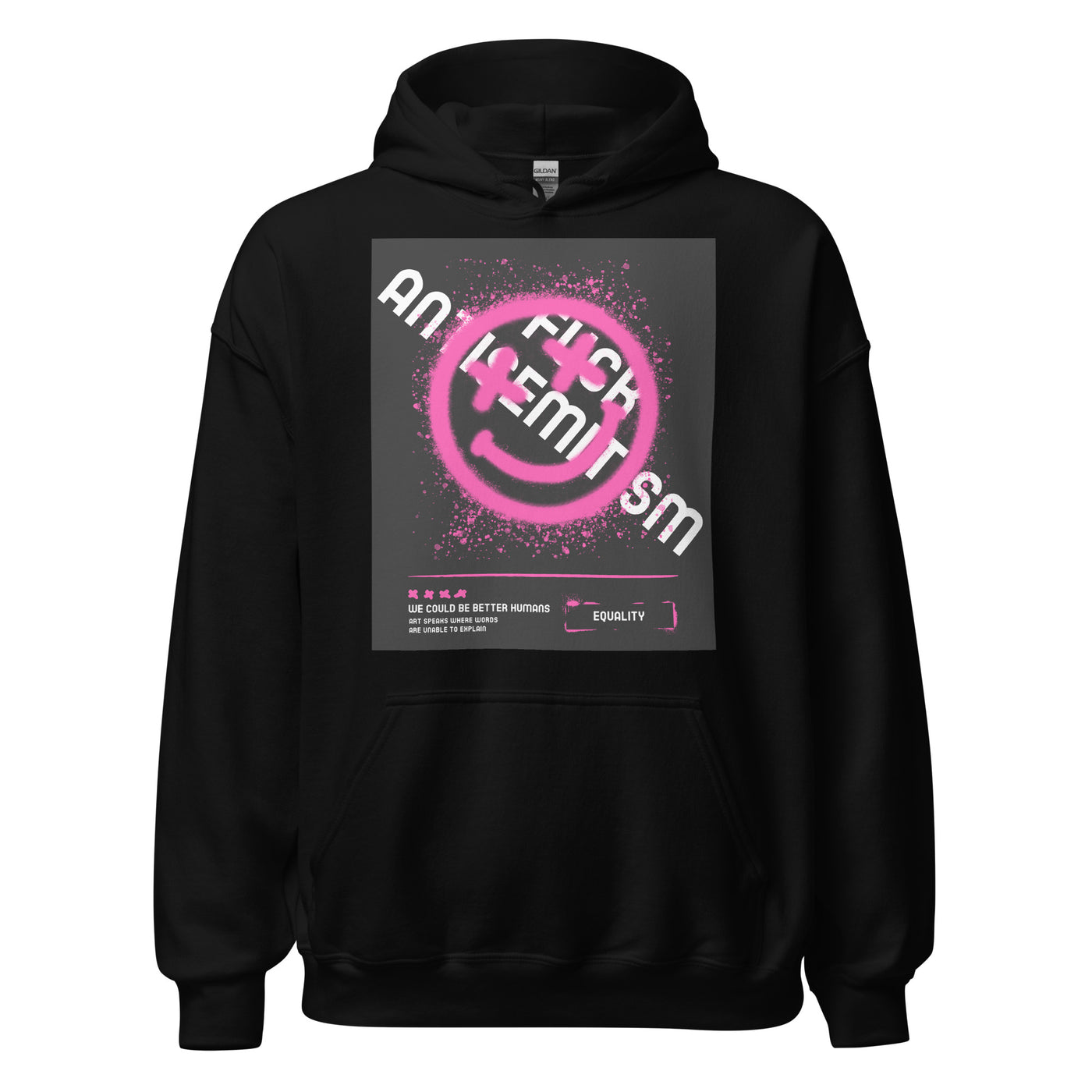 Fuck Antisemitism Graffiti | Unisex Hoodie Jouparty