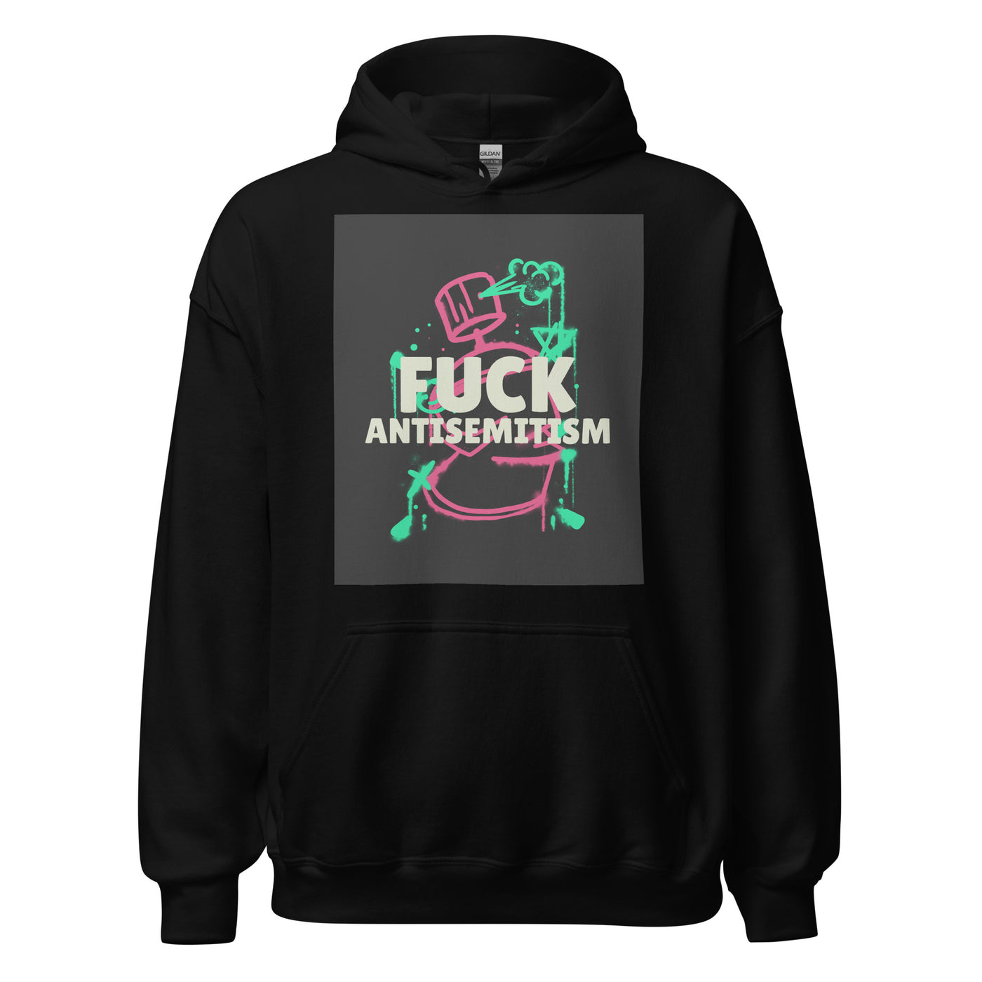 Fuck Antisemitism Graffiti | Unisex Hoodie Jouparty