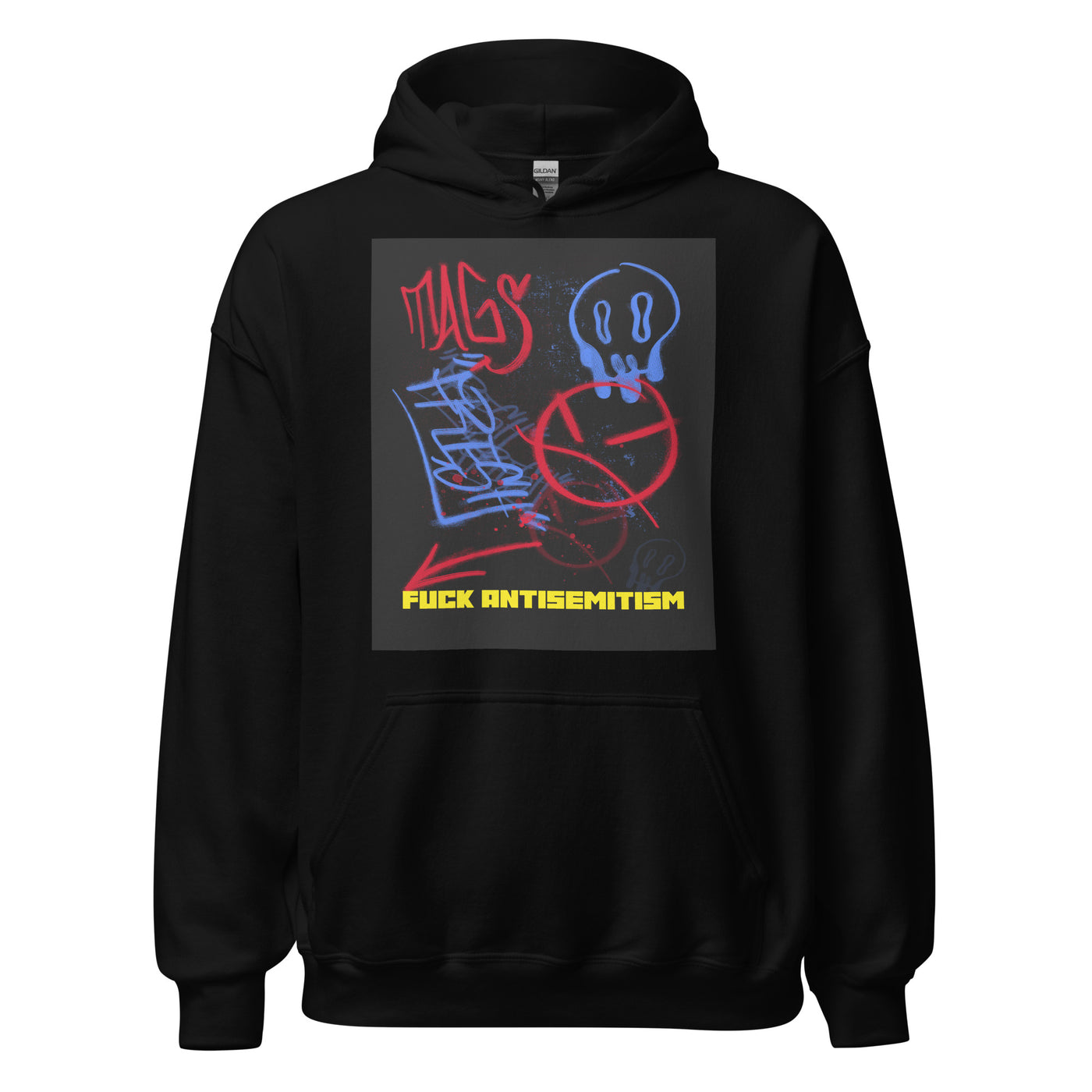 Fuck Antisemitism Graffiti | Unisex Hoodie Jouparty