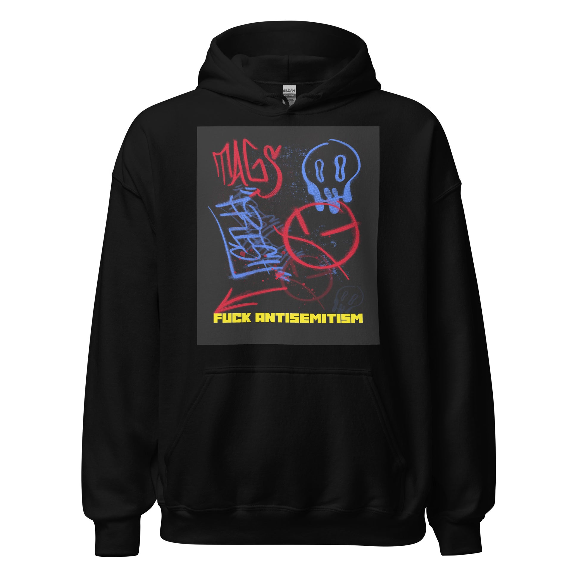 Fuck Antisemitism Graffiti | Unisex Hoodie Jouparty